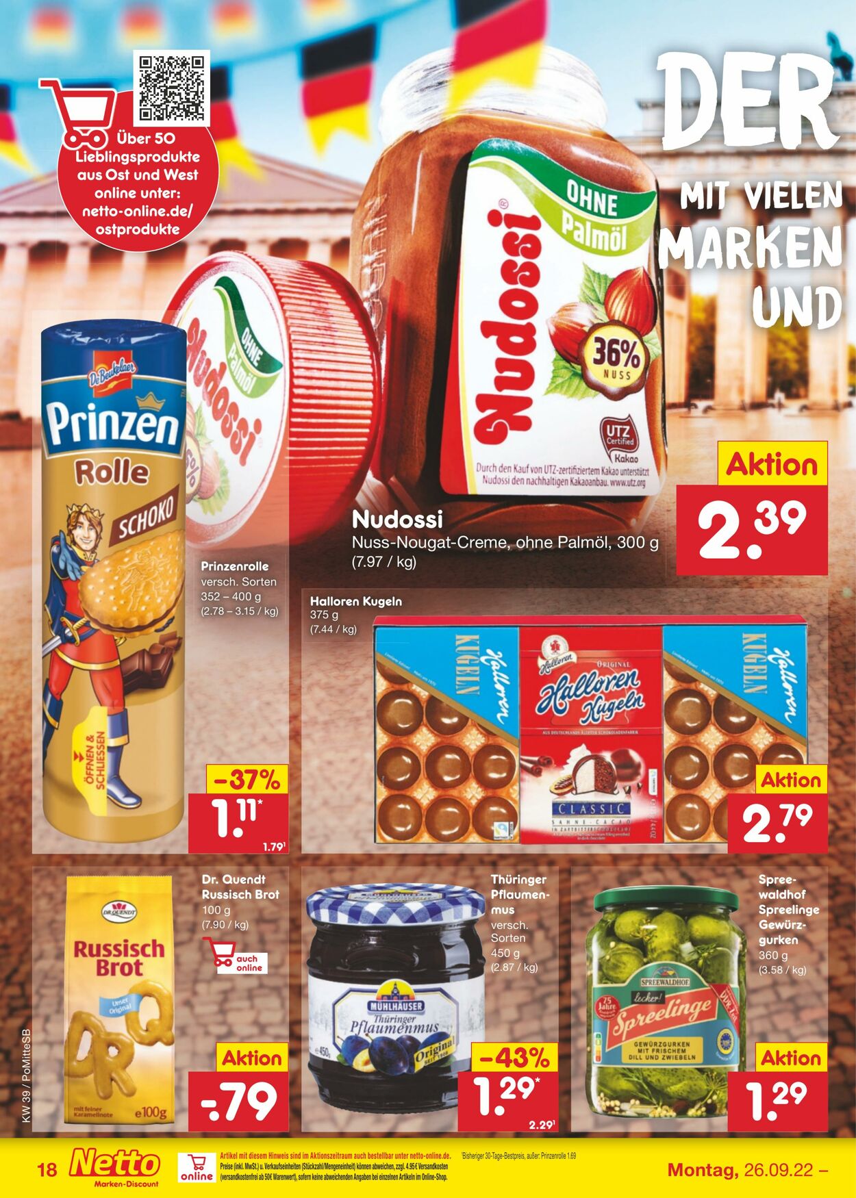 Prospekt Netto-Marken-Discount 26.09.2022 - 01.10.2022