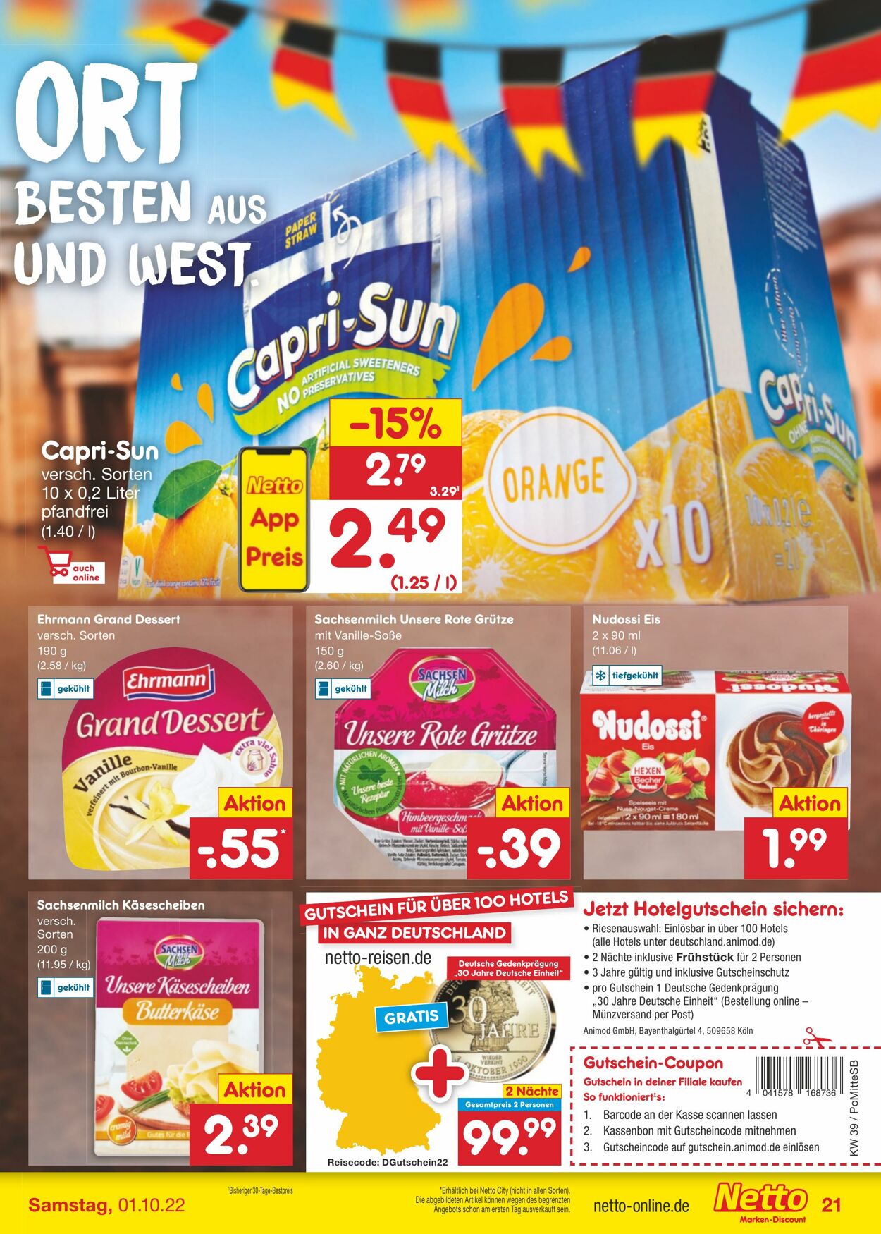 Prospekt Netto-Marken-Discount 26.09.2022 - 01.10.2022