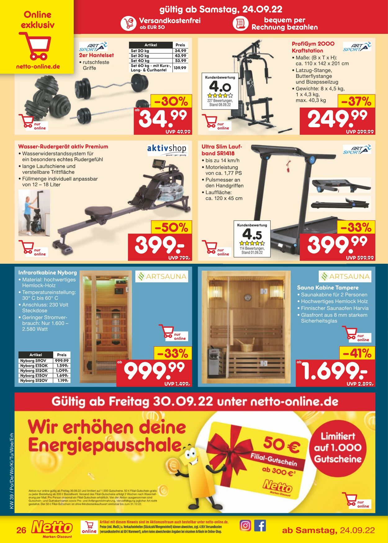 Prospekt Netto-Marken-Discount 26.09.2022 - 01.10.2022