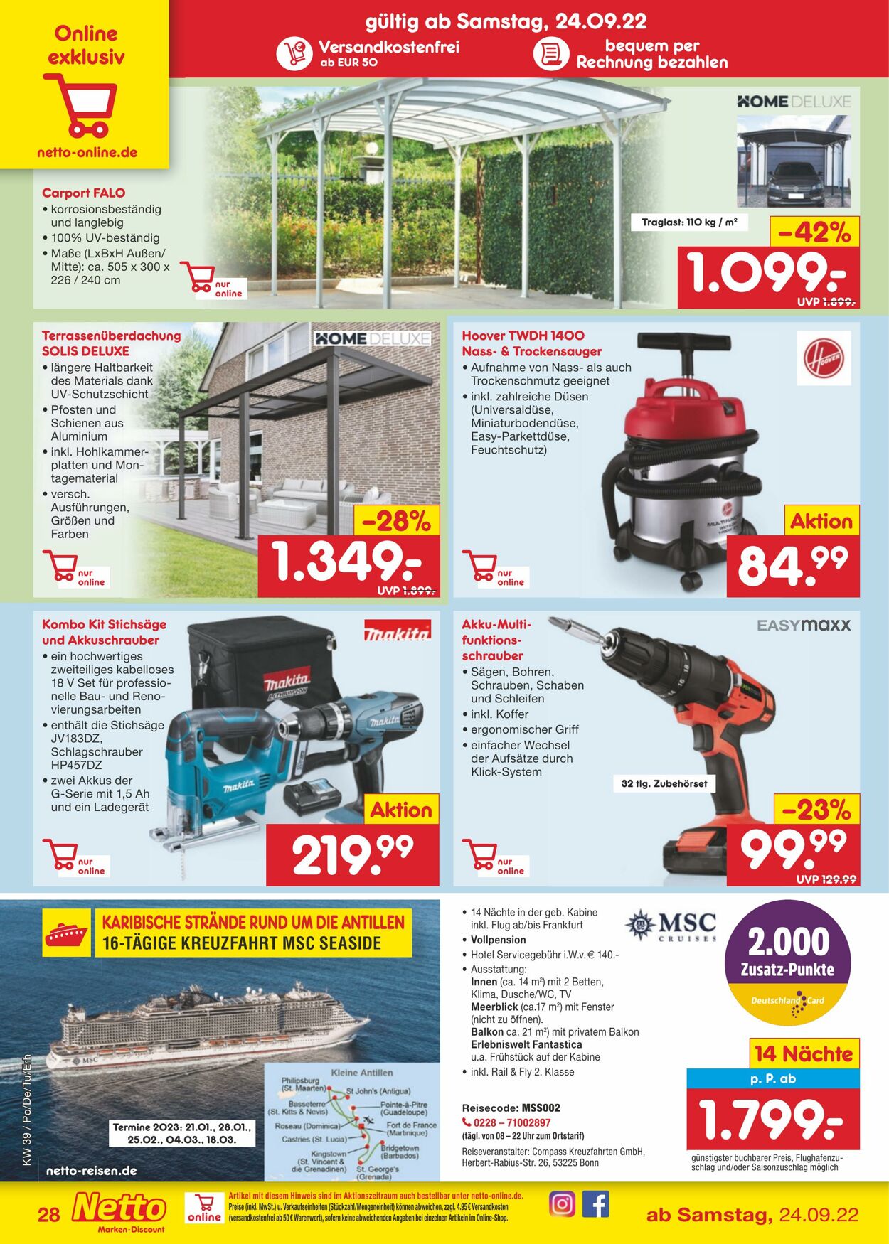 Prospekt Netto-Marken-Discount 26.09.2022 - 01.10.2022