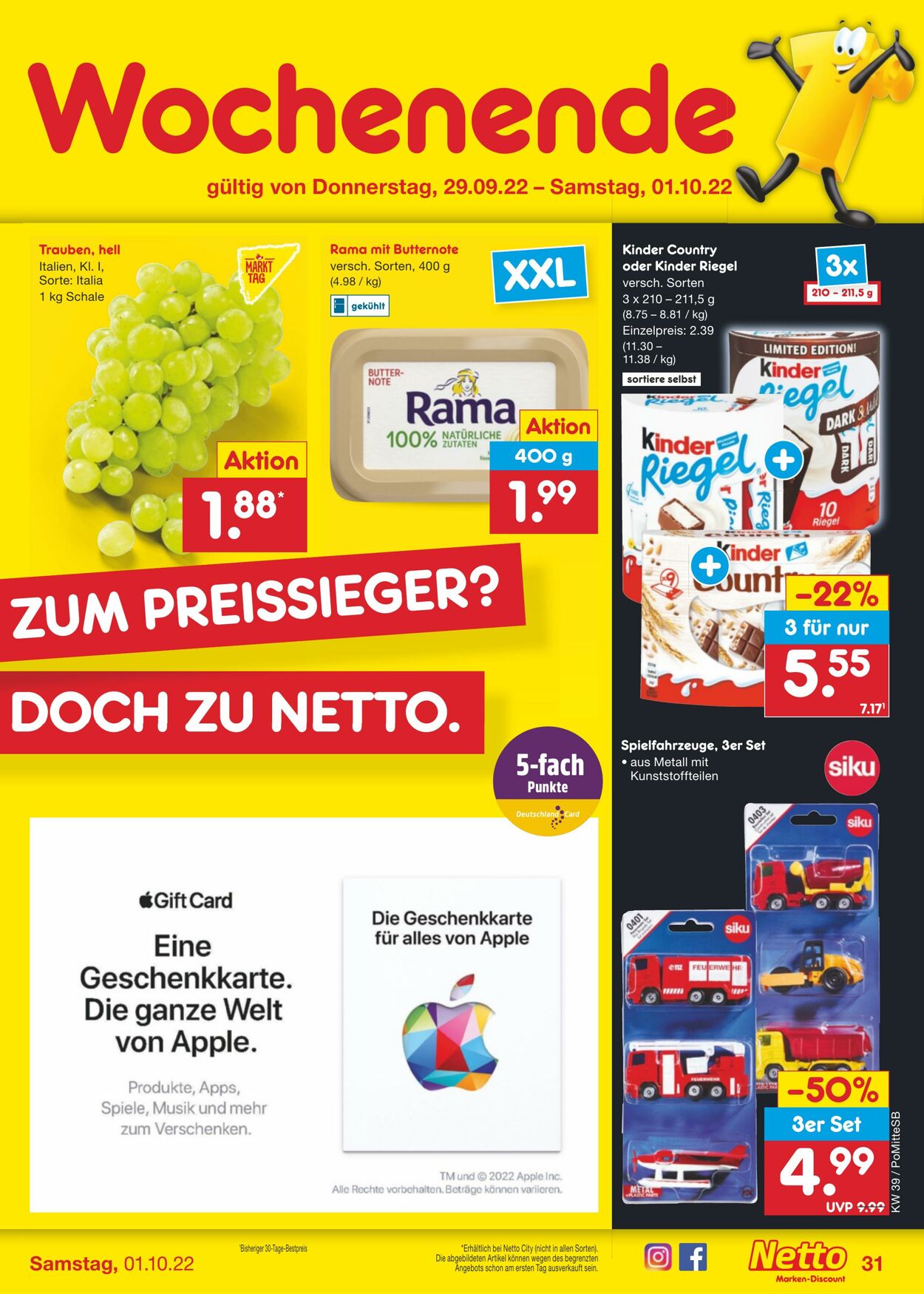 Prospekt Netto-Marken-Discount 26.09.2022 - 01.10.2022