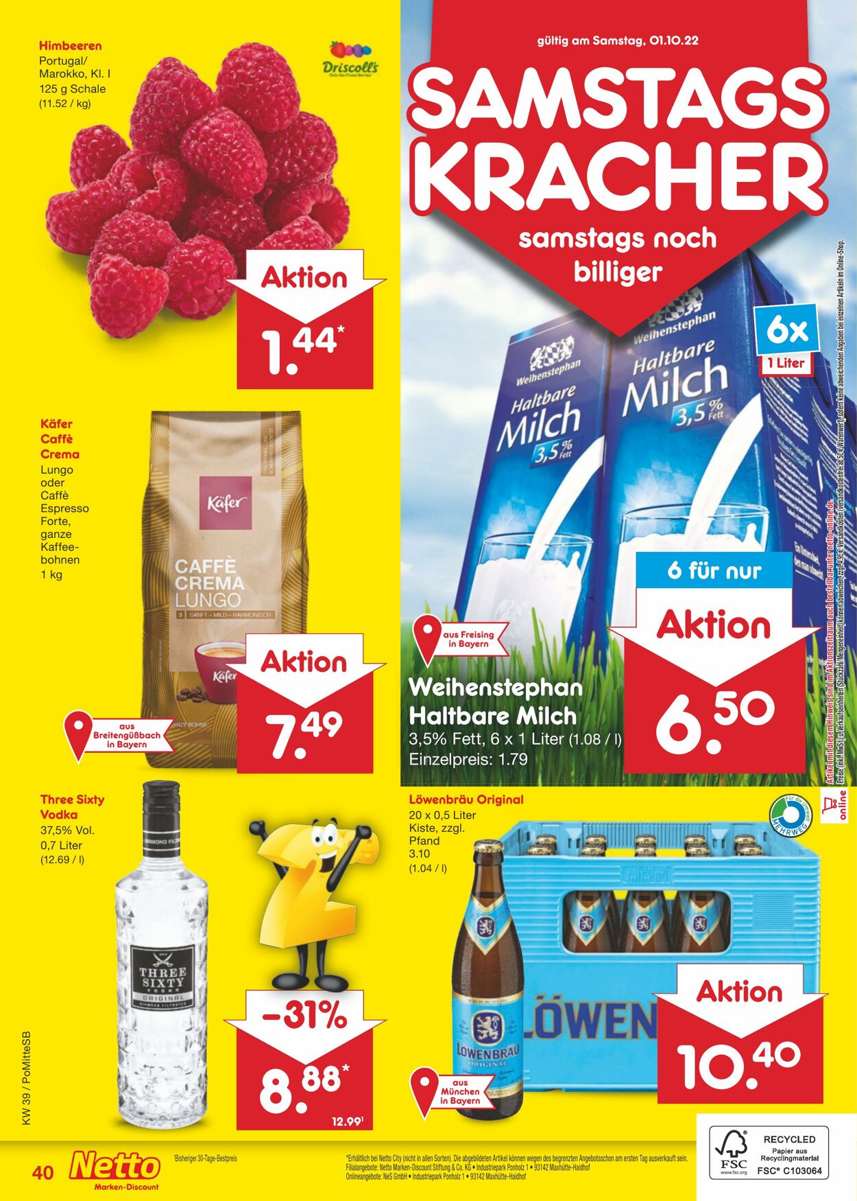 Prospekt Netto-Marken-Discount 26.09.2022 - 01.10.2022