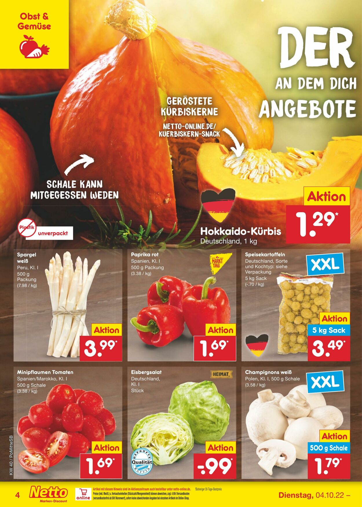 Prospekt Netto-Marken-Discount 03.10.2022 - 08.10.2022