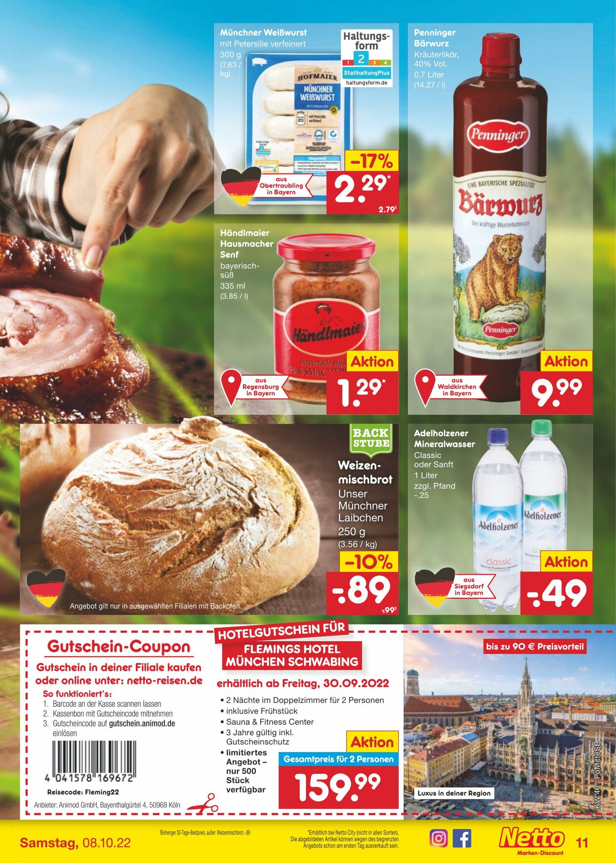 Prospekt Netto-Marken-Discount 03.10.2022 - 08.10.2022