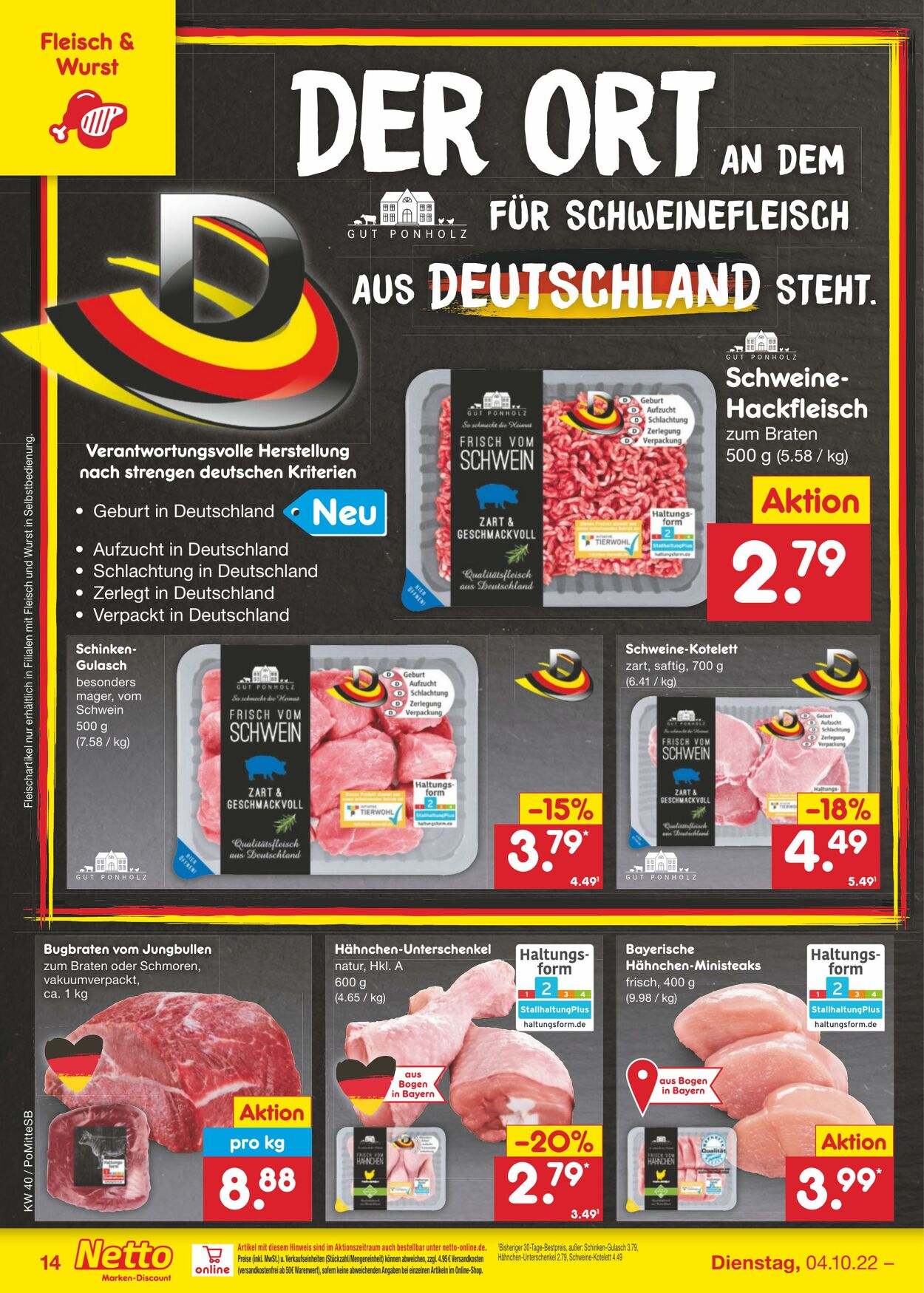 Prospekt Netto-Marken-Discount 03.10.2022 - 08.10.2022