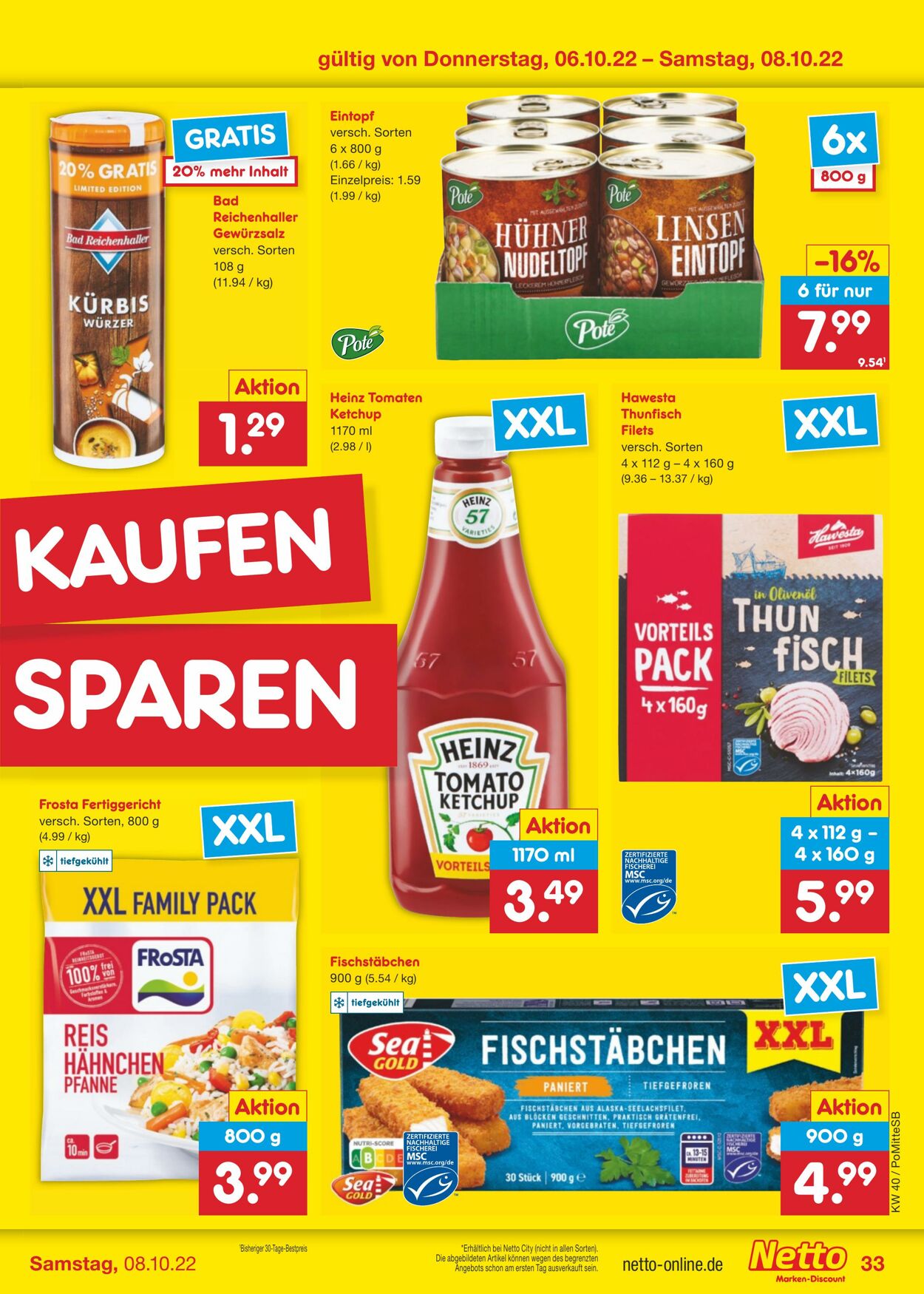 Prospekt Netto-Marken-Discount 03.10.2022 - 08.10.2022