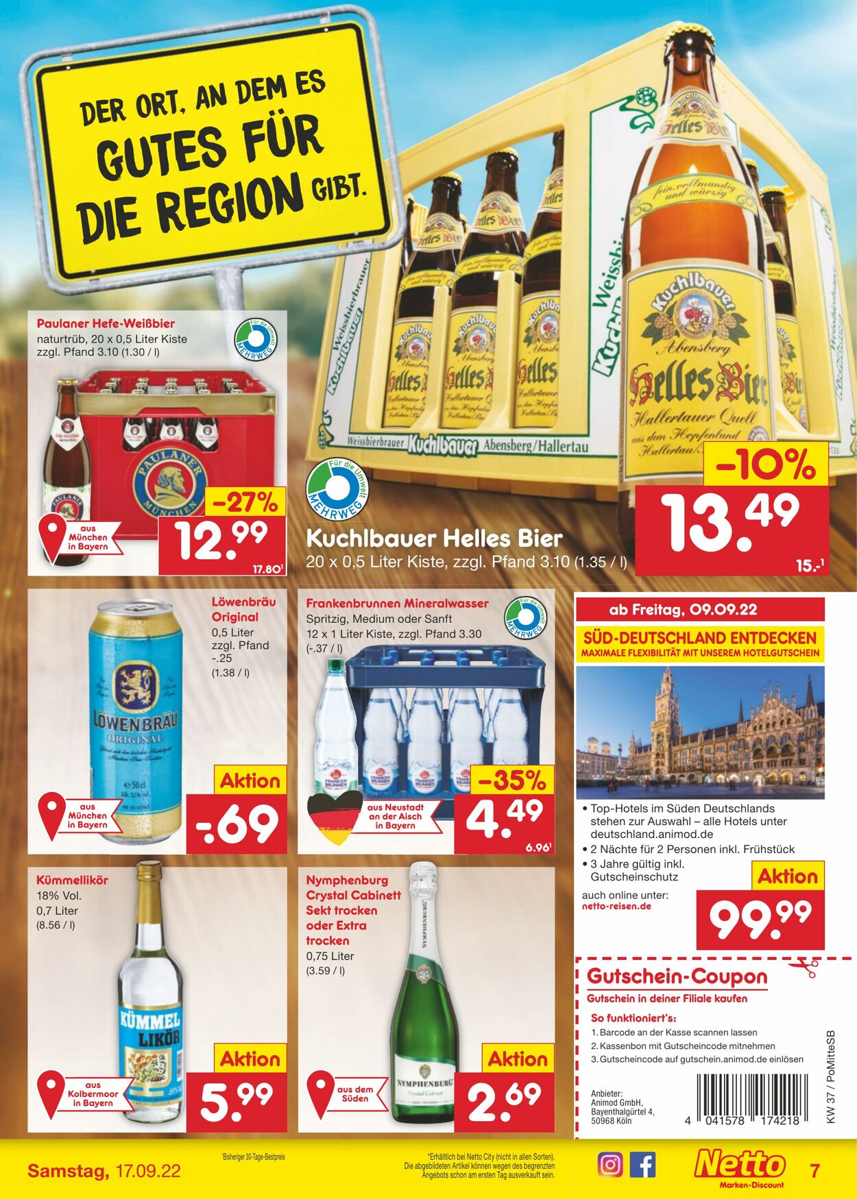 Prospekt Netto-Marken-Discount 12.09.2022 - 17.09.2022