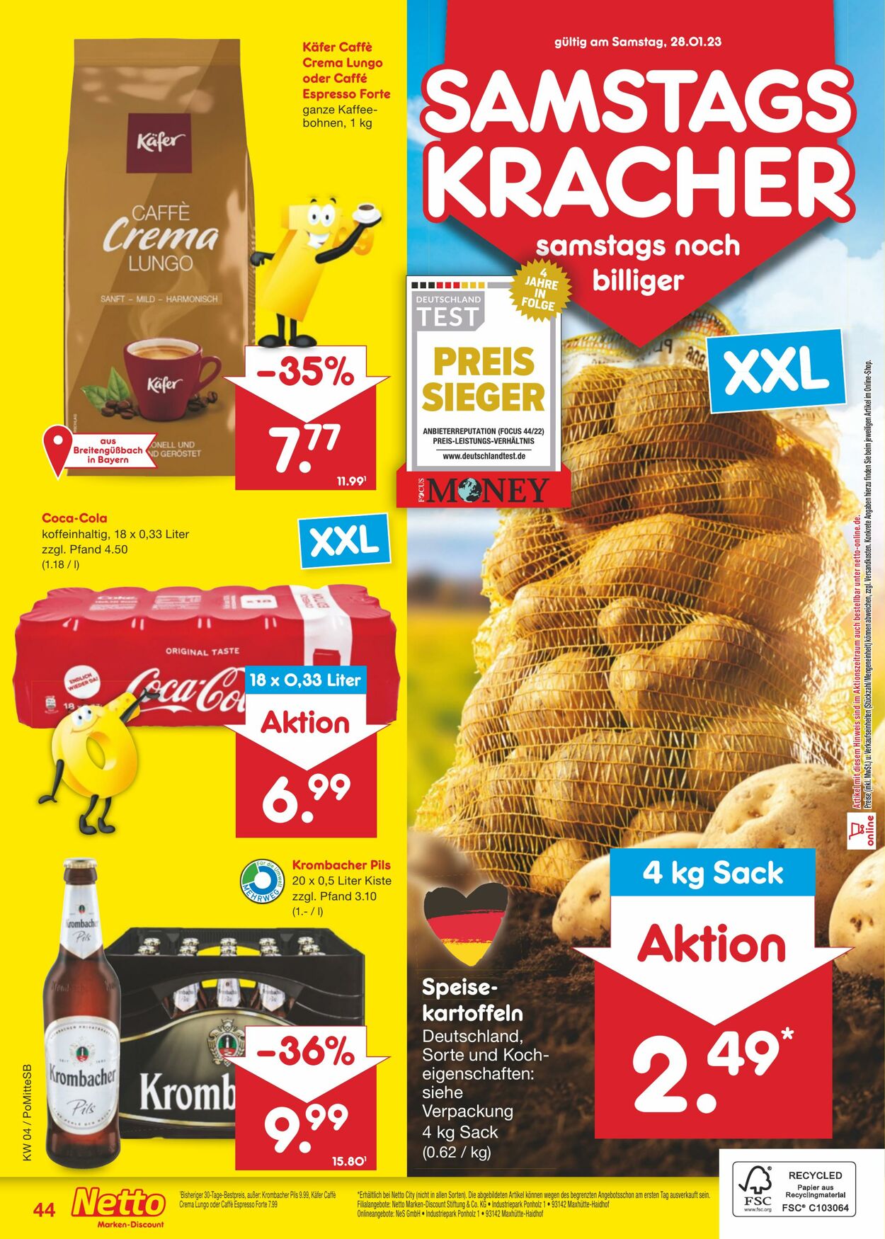 Prospekt Netto-Marken-Discount 23.01.2023 - 28.01.2023