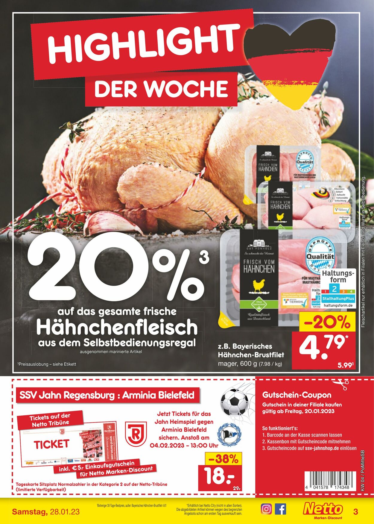 Prospekt Netto-Marken-Discount 23.01.2023 - 28.01.2023