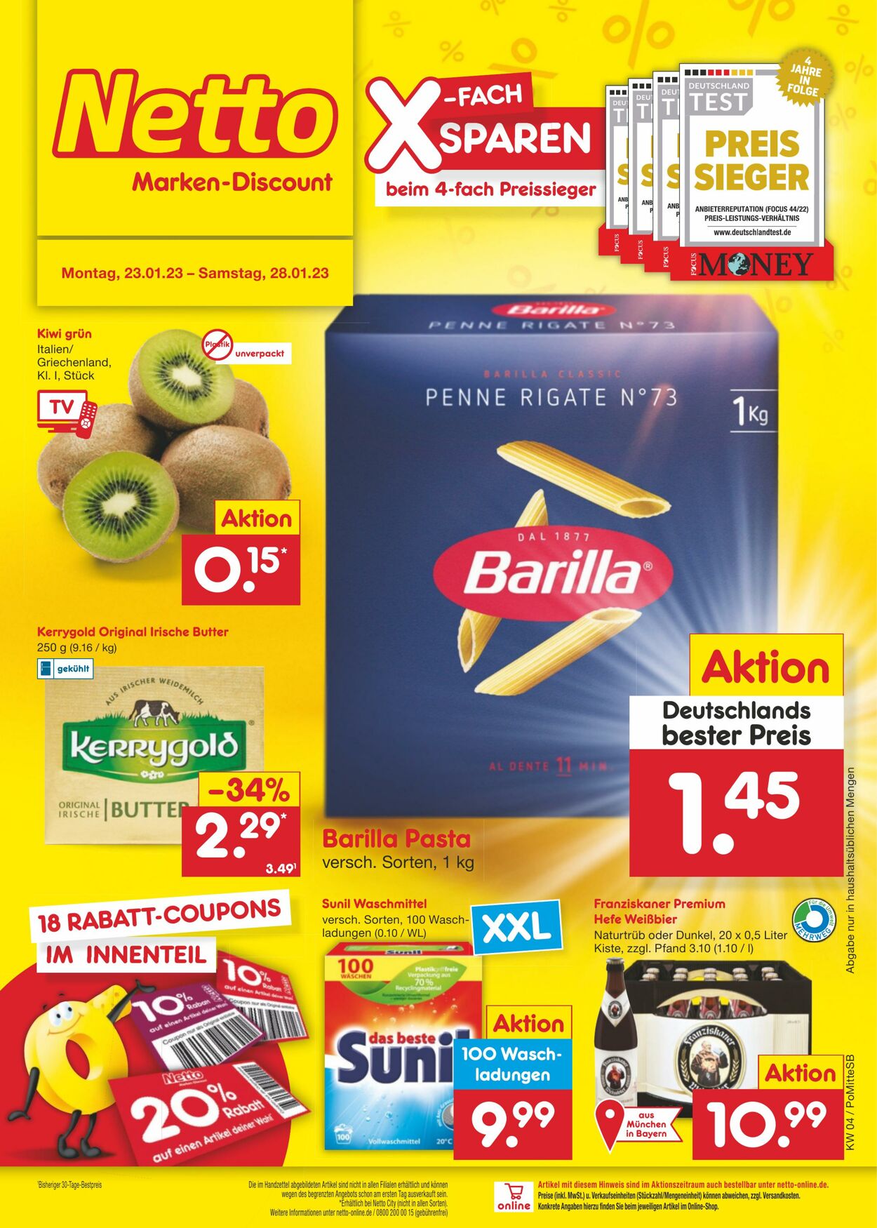 Prospekt Netto-Marken-Discount 23.01.2023 - 28.01.2023