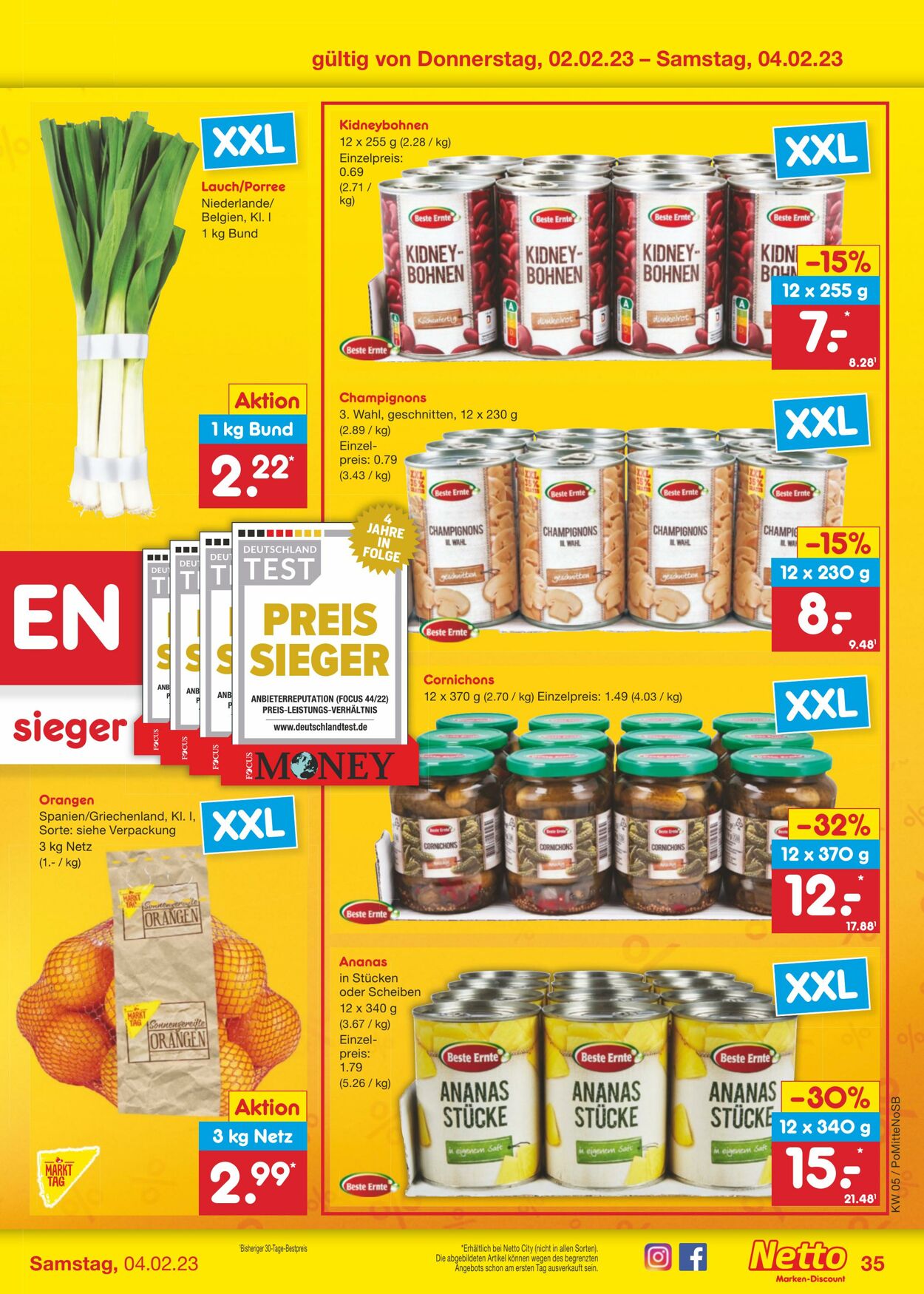 Prospekt Netto-Marken-Discount 30.01.2023 - 04.02.2023