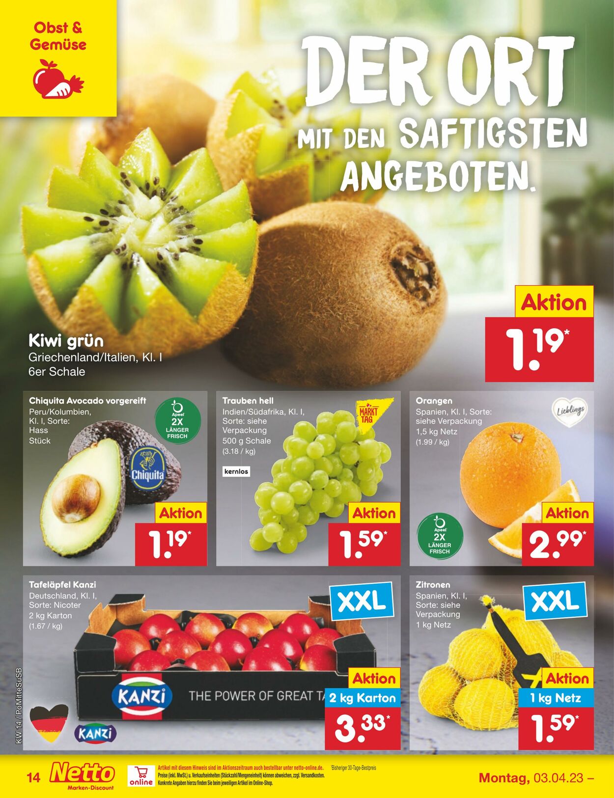 Prospekt Netto-Marken-Discount 03.04.2023 - 08.04.2023