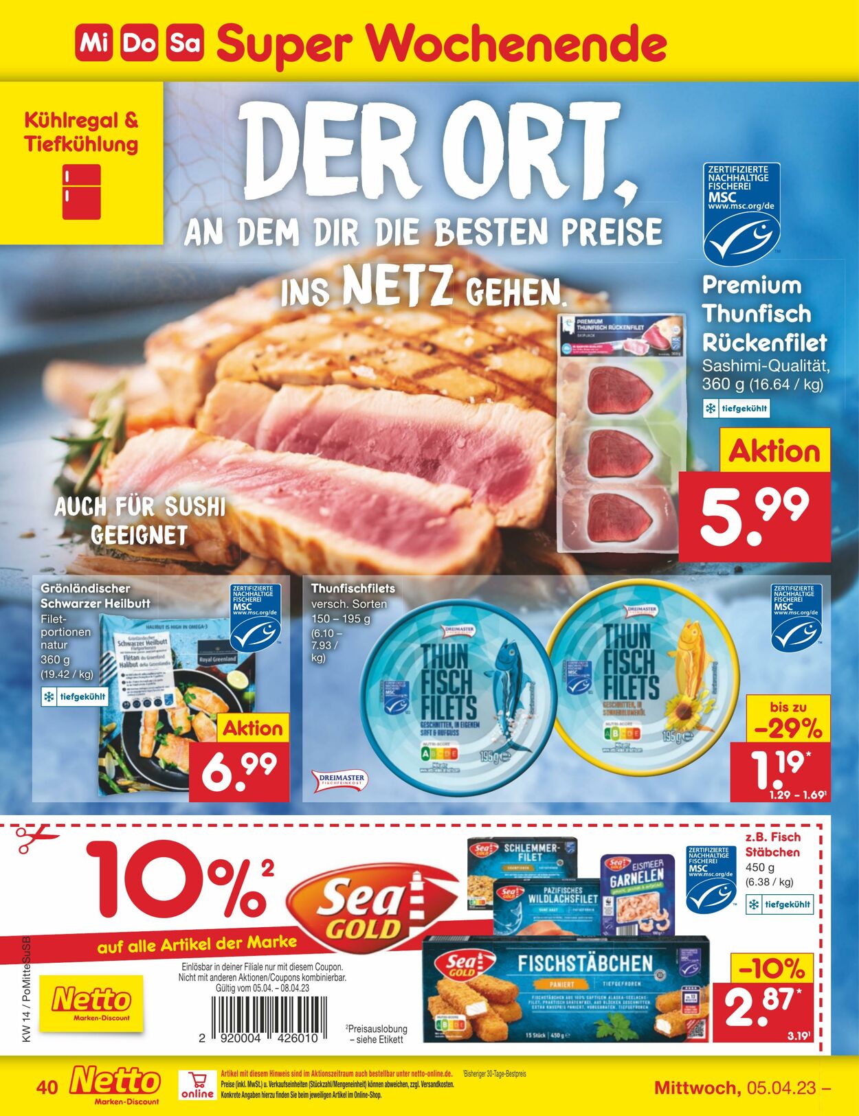 Prospekt Netto-Marken-Discount 03.04.2023 - 08.04.2023