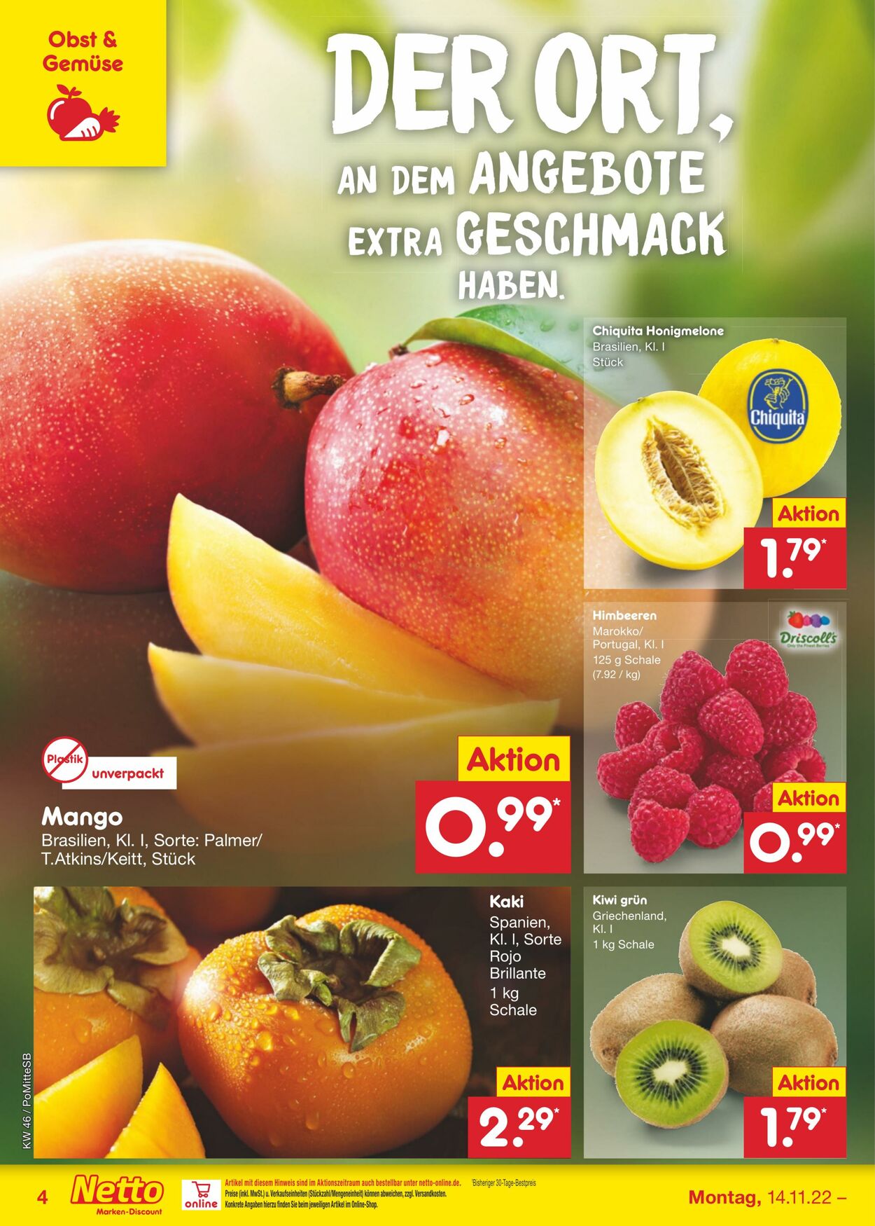 Prospekt Netto-Marken-Discount 14.11.2022 - 19.11.2022