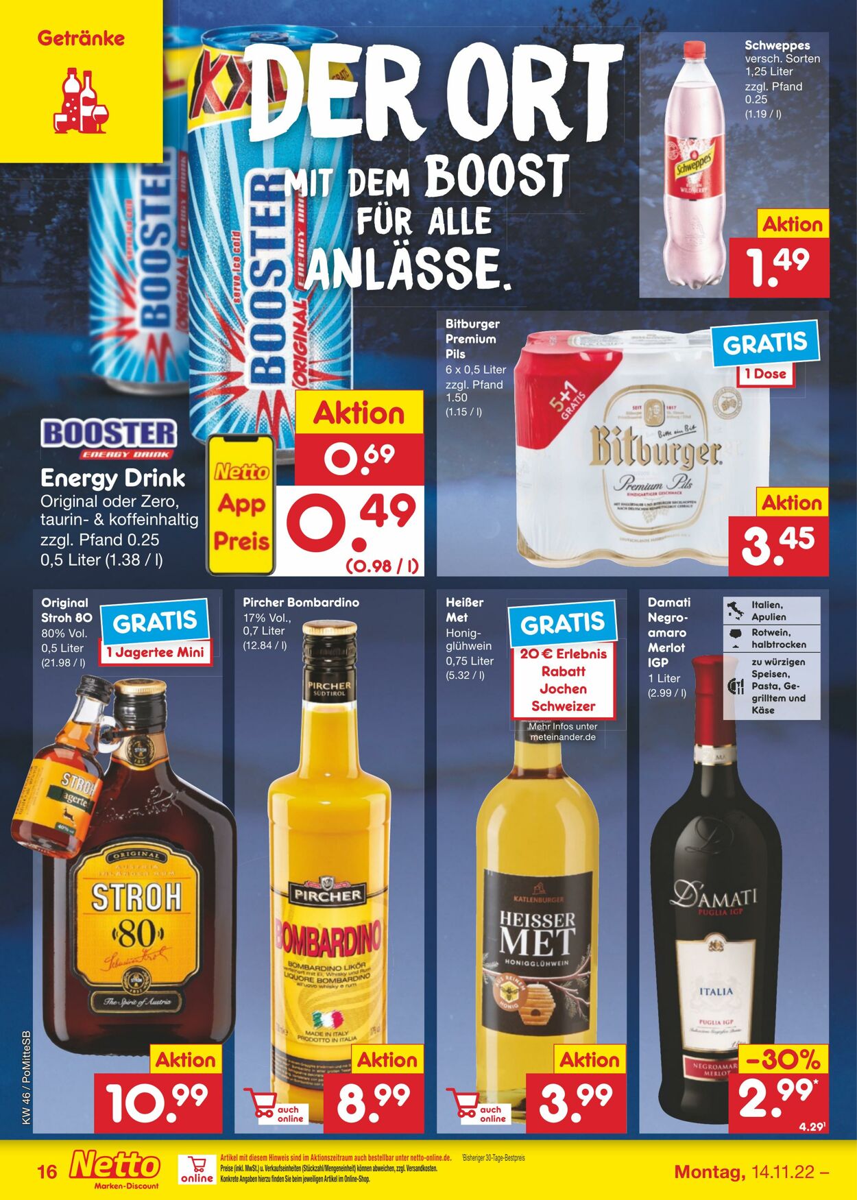 Prospekt Netto-Marken-Discount 14.11.2022 - 19.11.2022