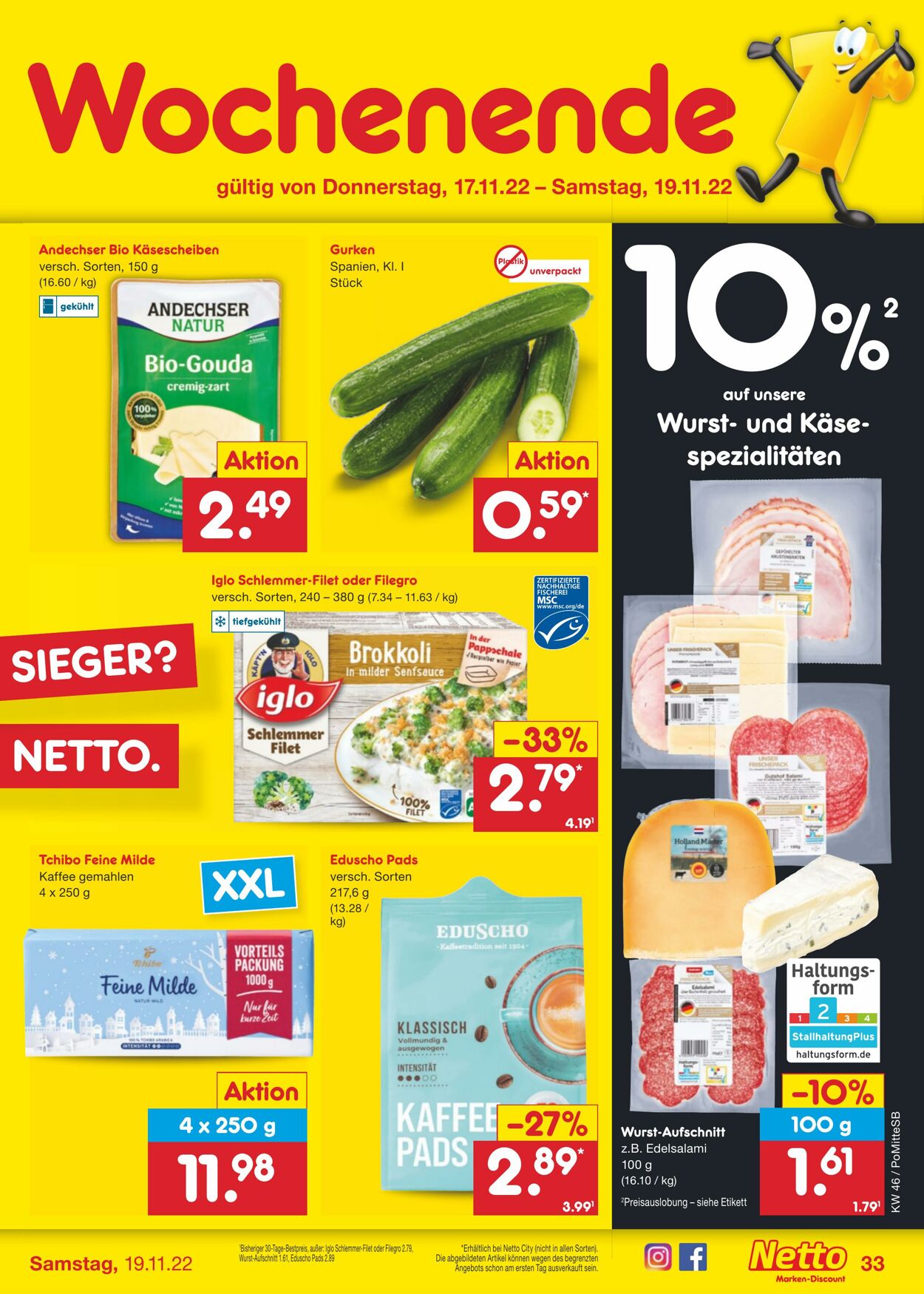 Prospekt Netto-Marken-Discount 14.11.2022 - 19.11.2022