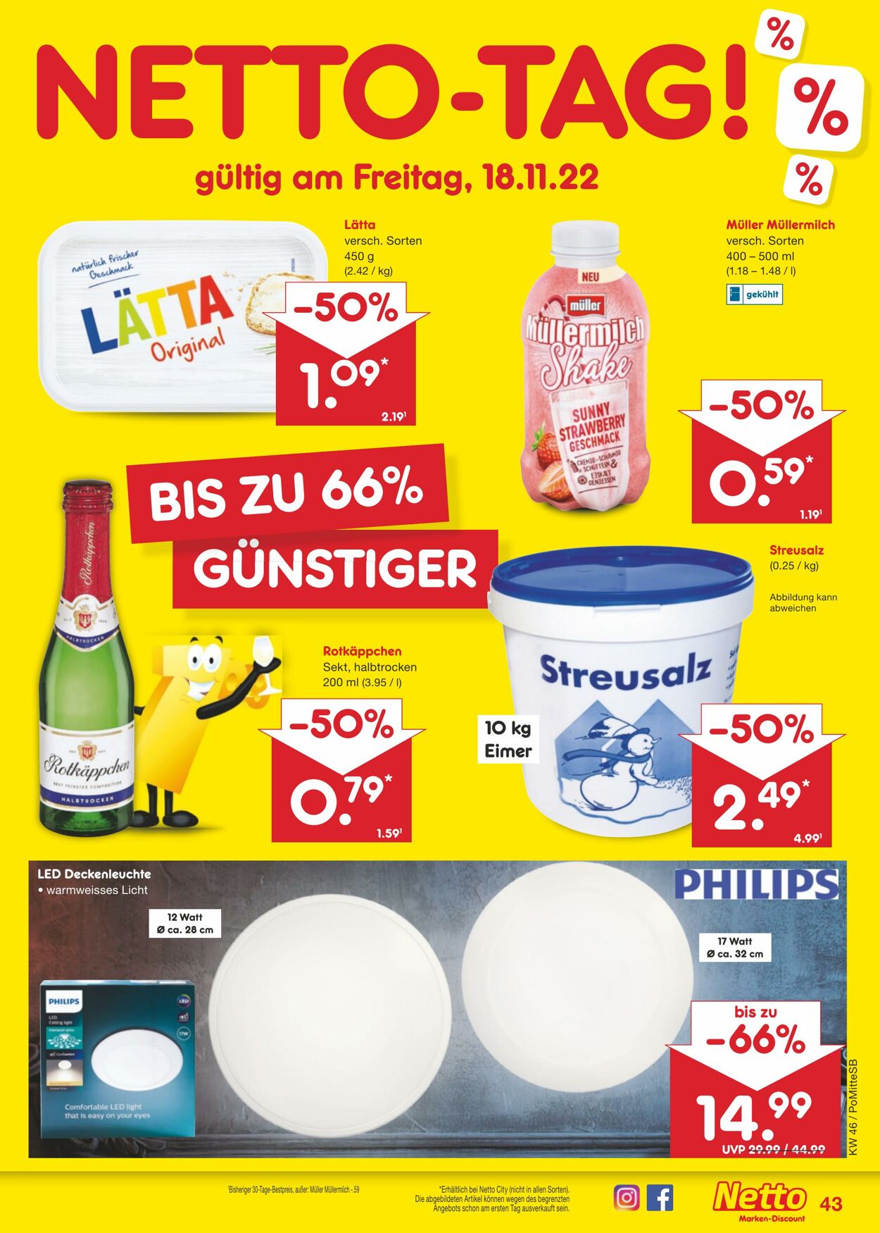 Prospekt Netto-Marken-Discount 14.11.2022 - 19.11.2022