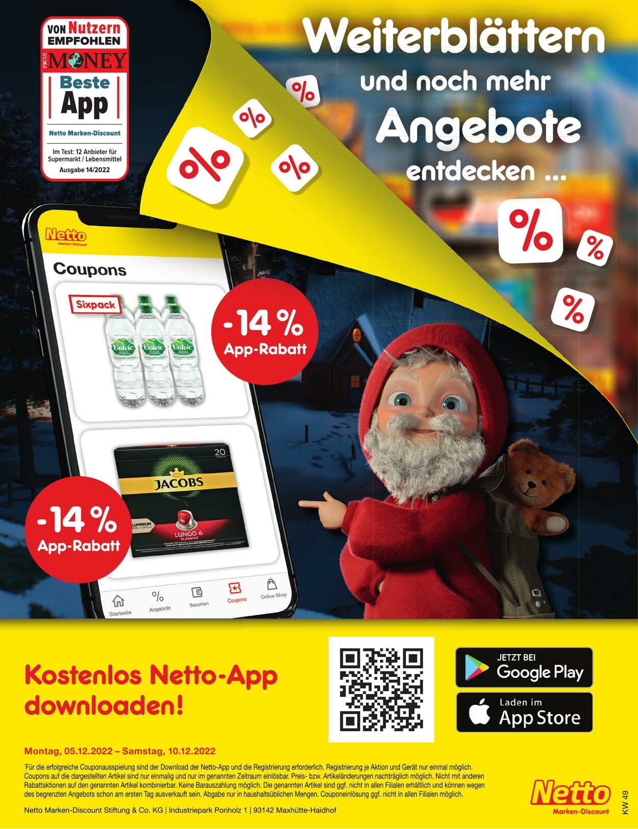 Prospekt Netto-Marken-Discount 05.12.2022 - 10.12.2022