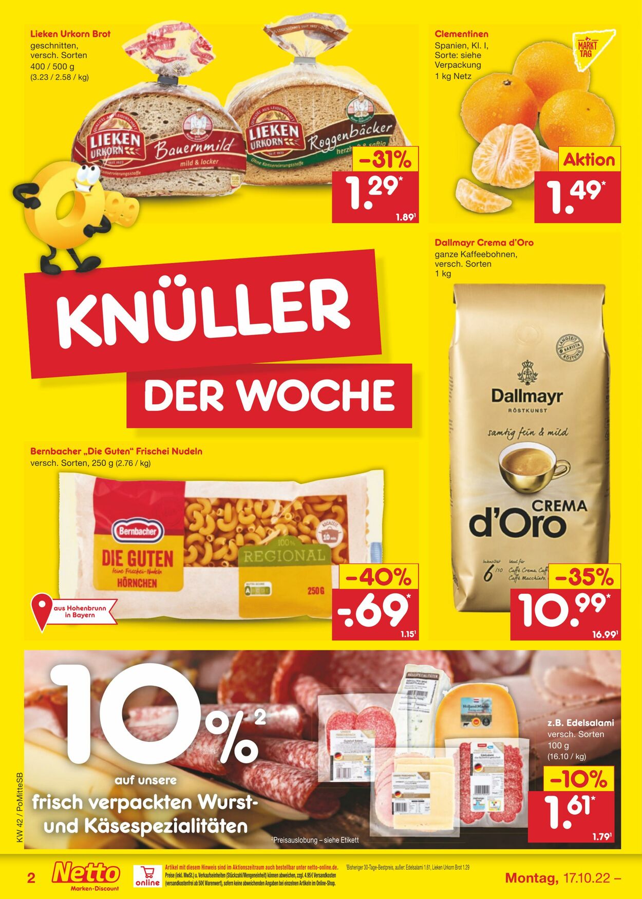 Prospekt Netto-Marken-Discount 17.10.2022 - 22.10.2022