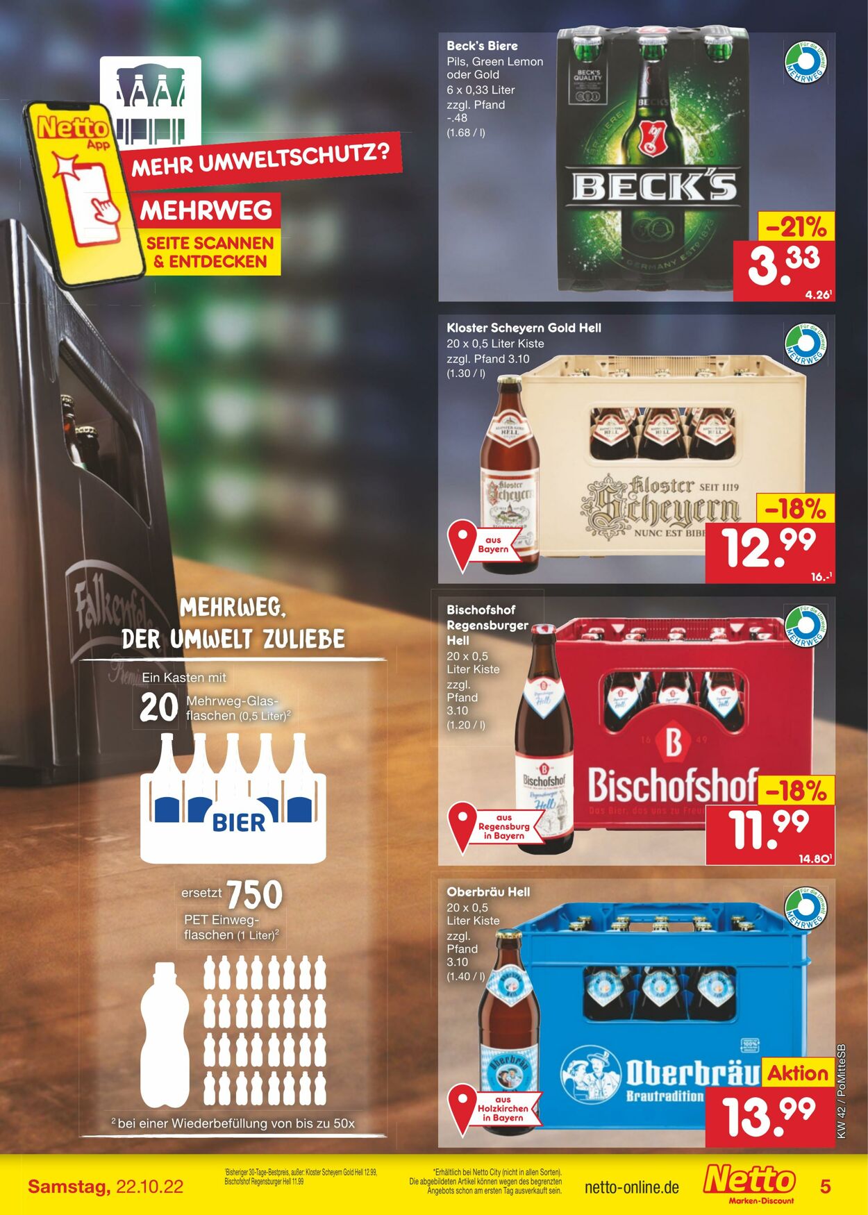 Prospekt Netto-Marken-Discount 17.10.2022 - 22.10.2022