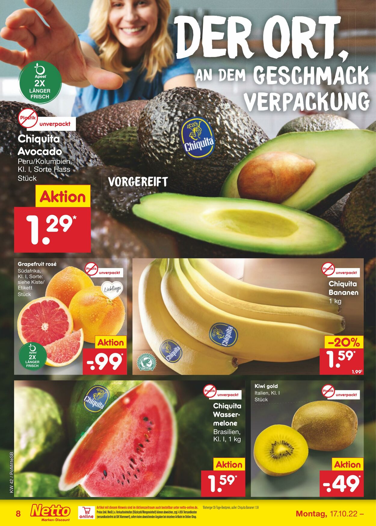 Prospekt Netto-Marken-Discount 17.10.2022 - 22.10.2022