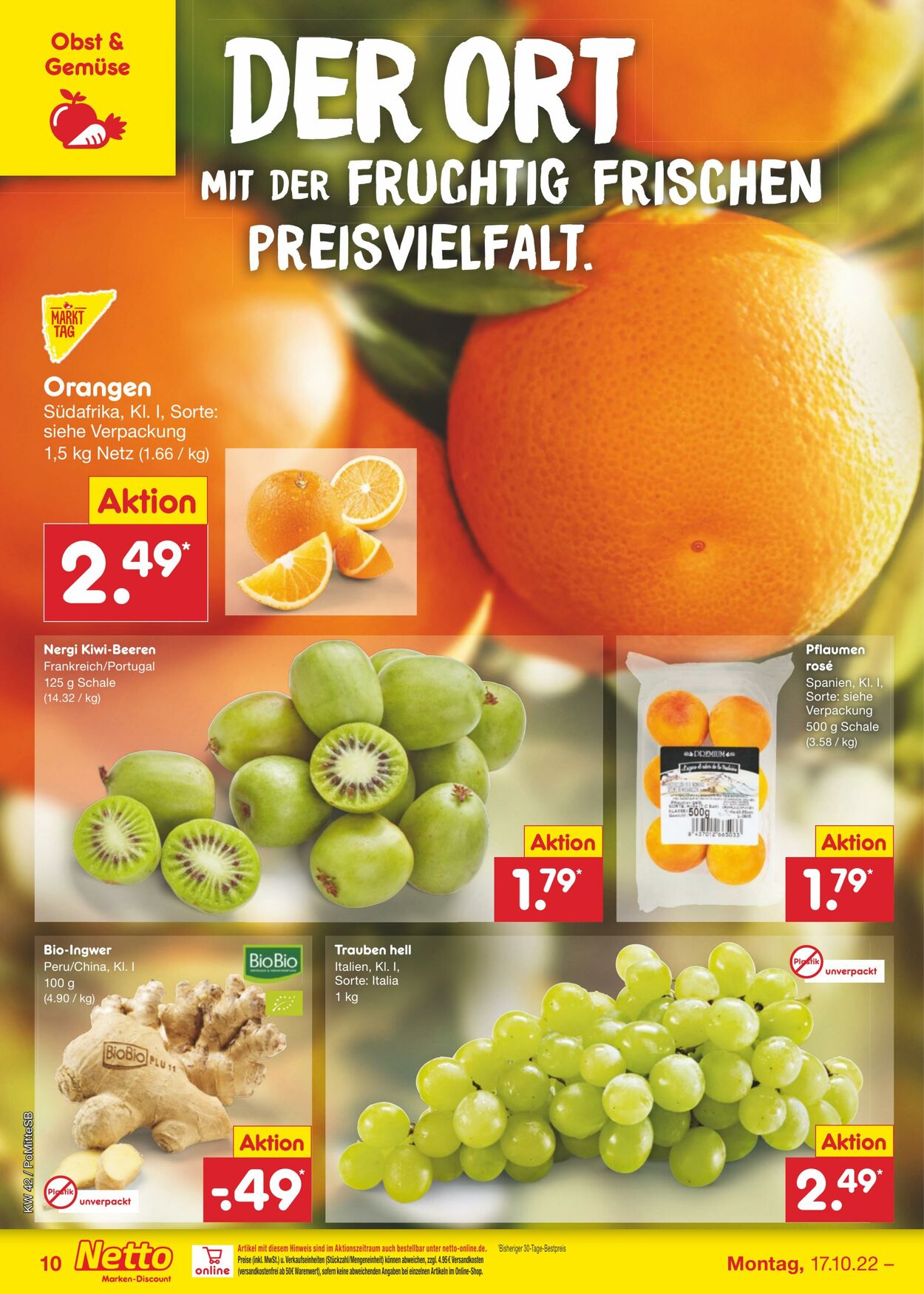 Prospekt Netto-Marken-Discount 17.10.2022 - 22.10.2022