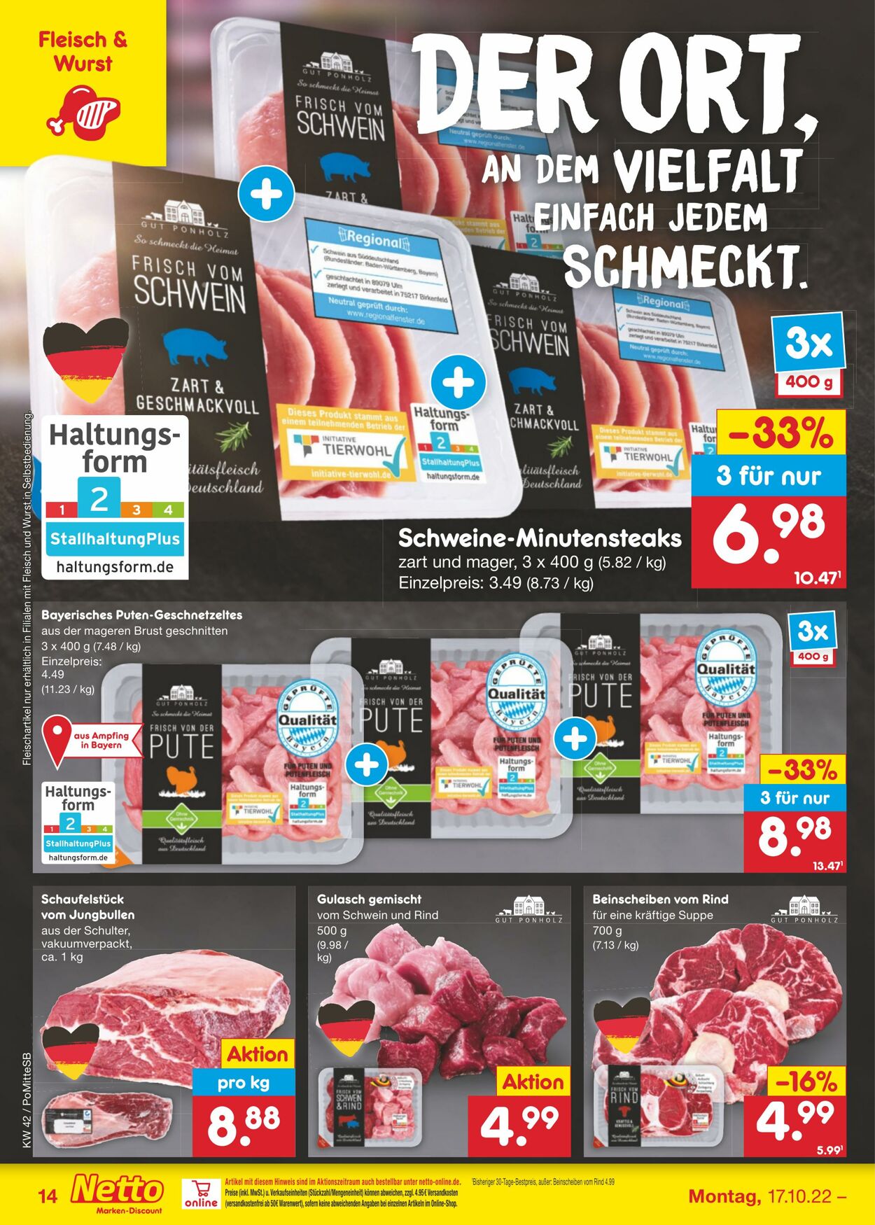 Prospekt Netto-Marken-Discount 17.10.2022 - 22.10.2022