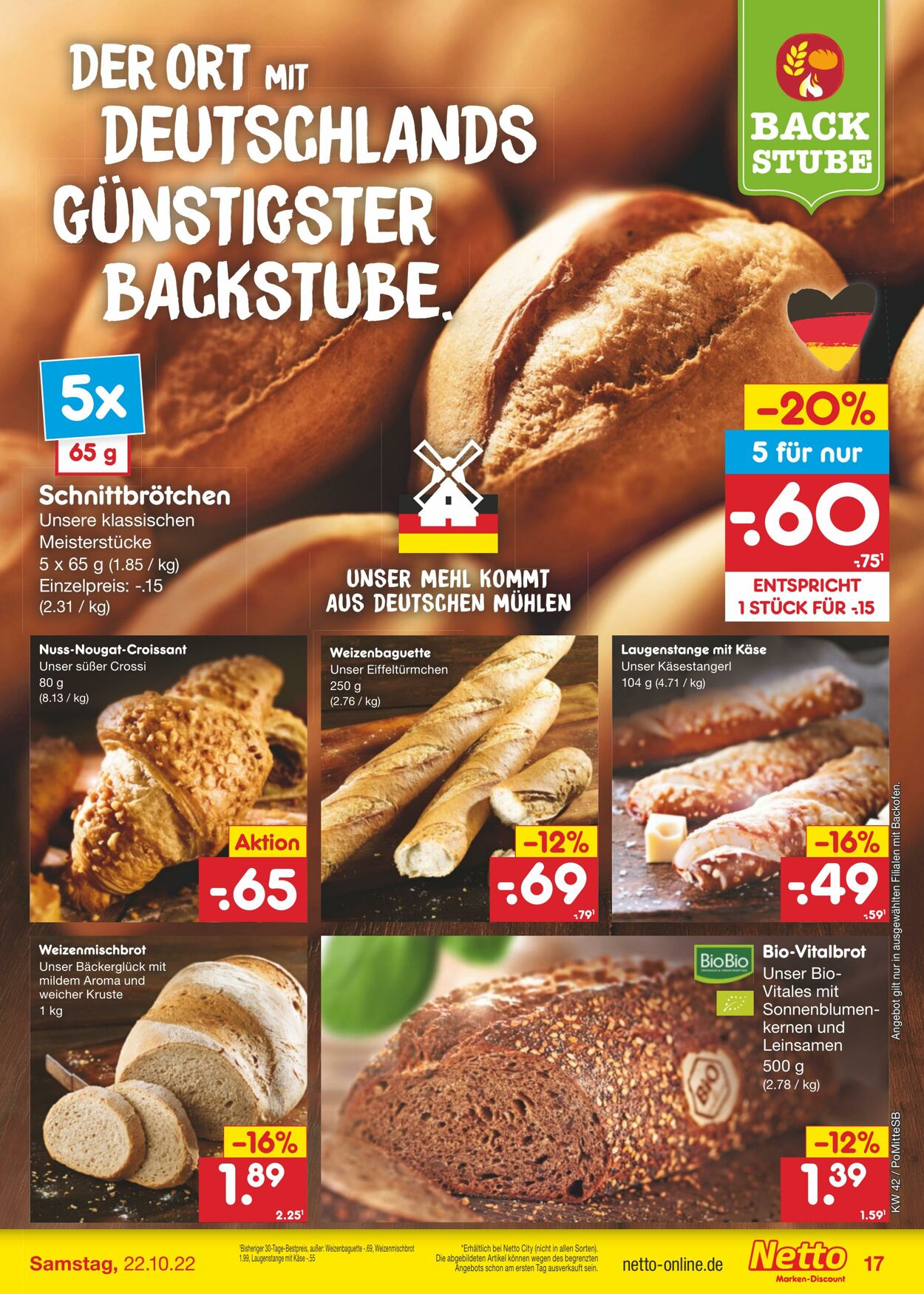 Prospekt Netto-Marken-Discount 17.10.2022 - 22.10.2022