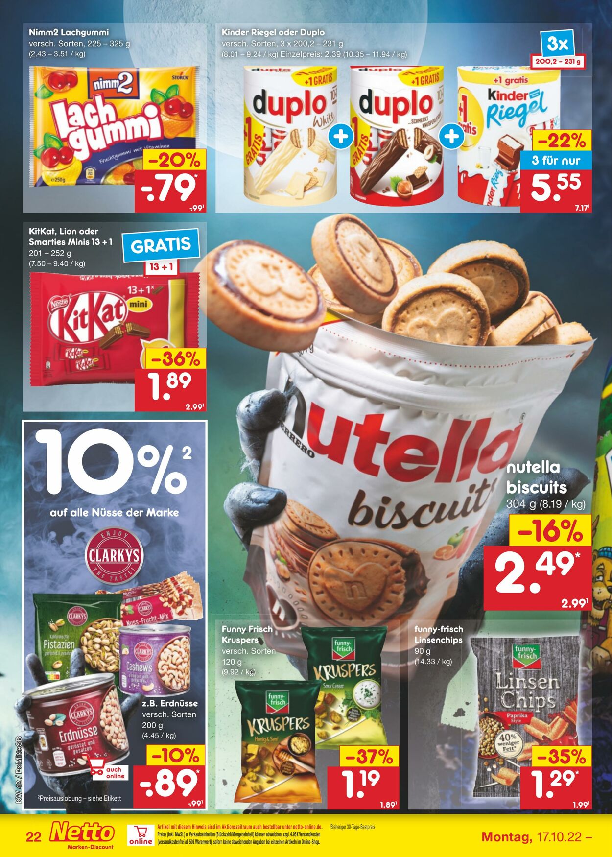 Prospekt Netto-Marken-Discount 17.10.2022 - 22.10.2022