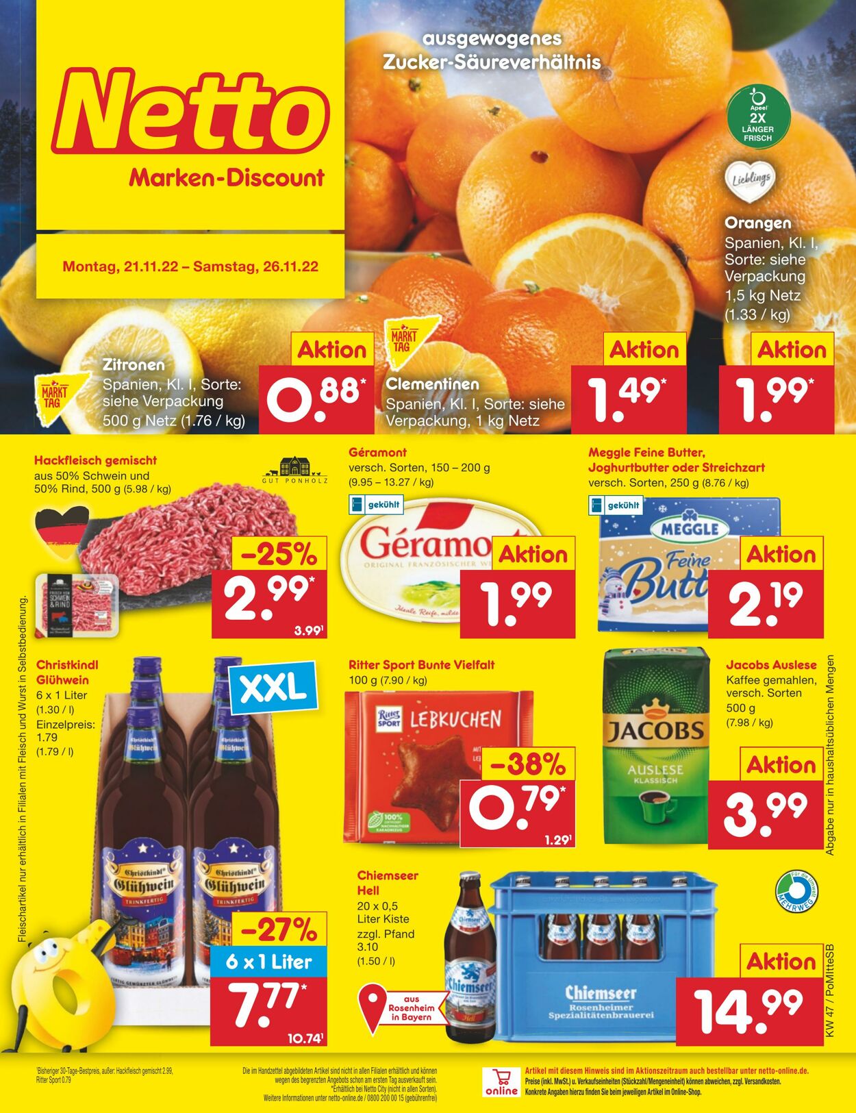 Prospekt Netto-Marken-Discount 21.11.2022 - 26.11.2022