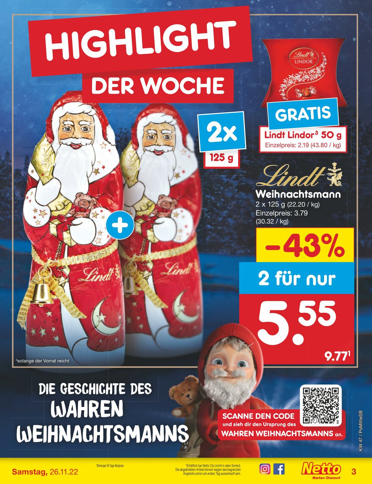 Prospekt Netto-Marken-Discount 21.11.2022 - 26.11.2022