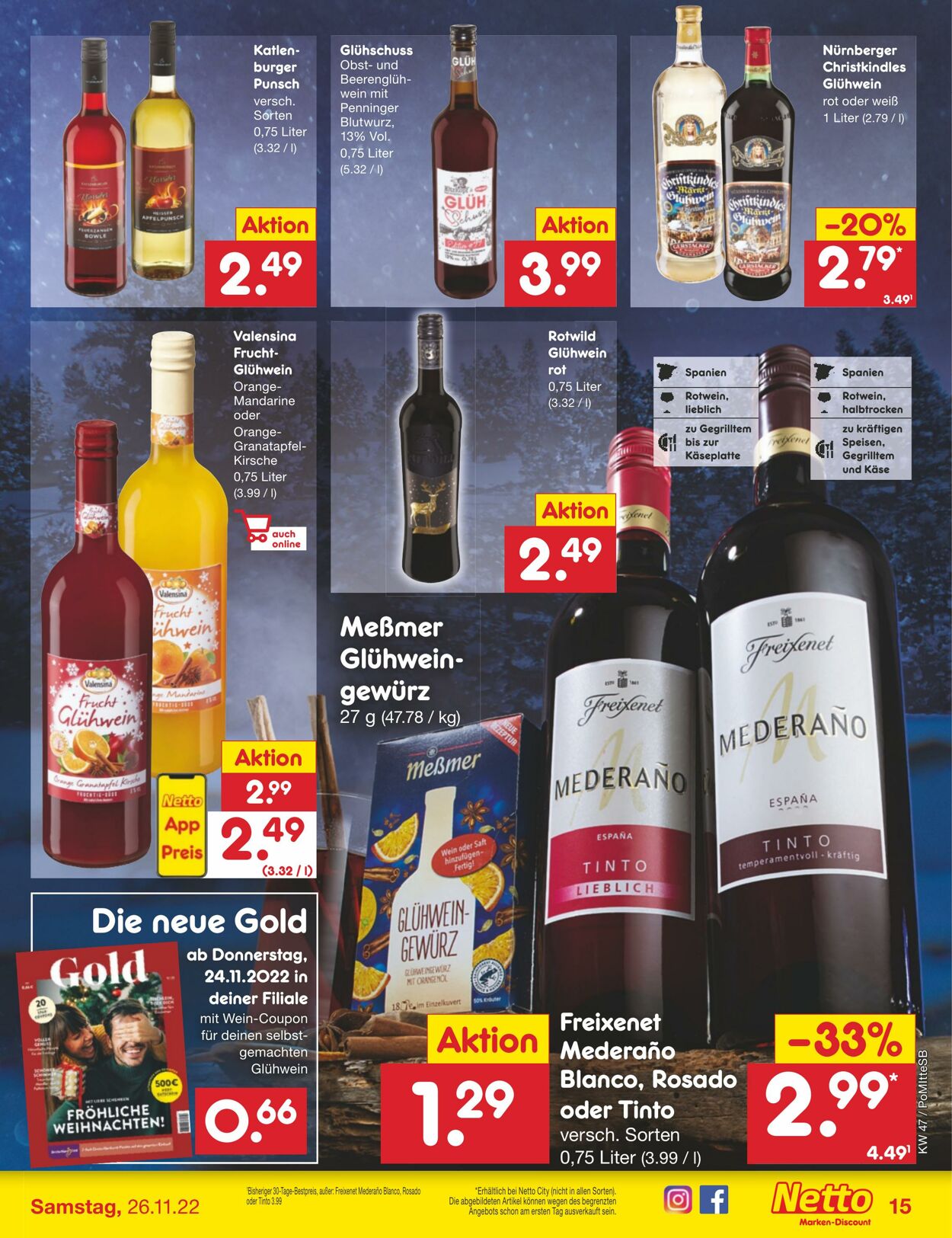 Prospekt Netto-Marken-Discount 21.11.2022 - 26.11.2022