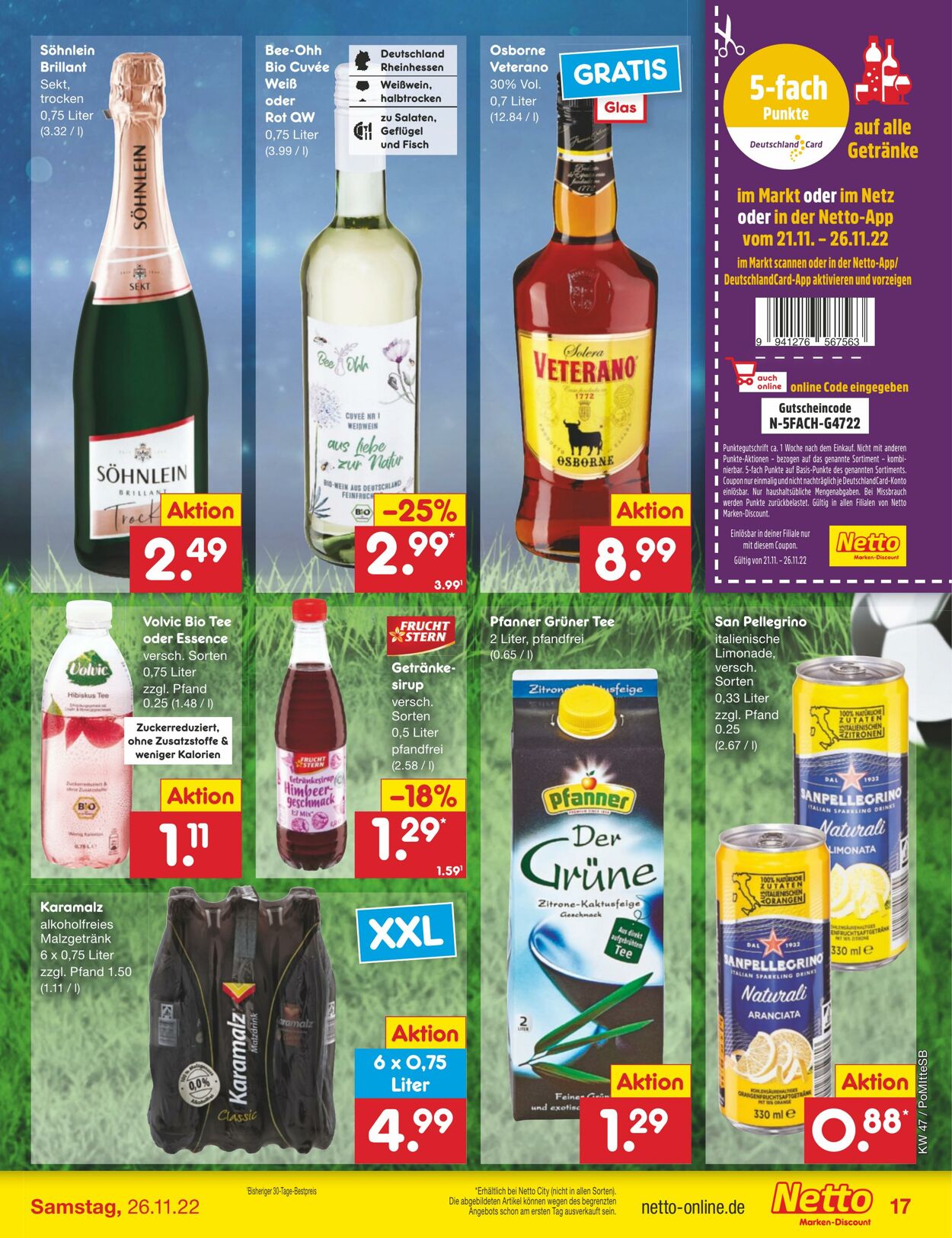 Prospekt Netto-Marken-Discount 21.11.2022 - 26.11.2022