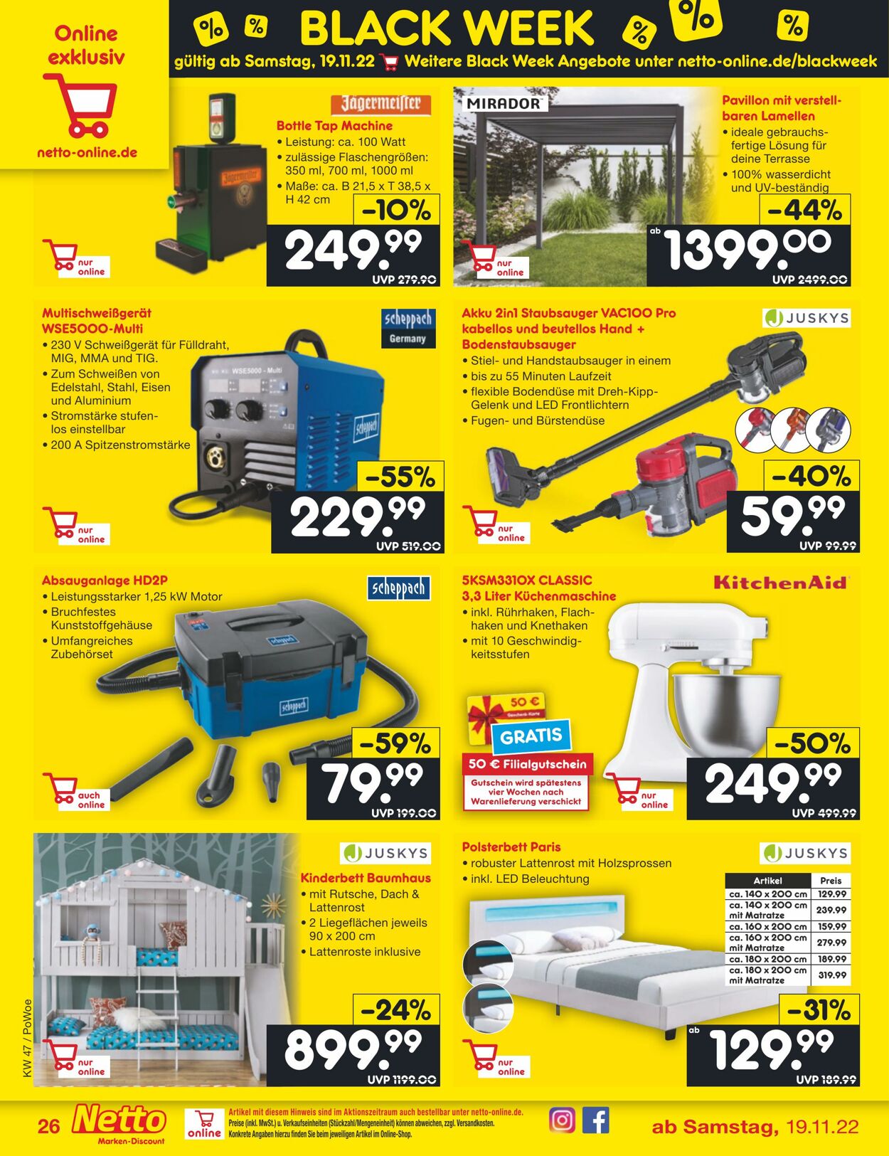 Prospekt Netto-Marken-Discount 21.11.2022 - 26.11.2022