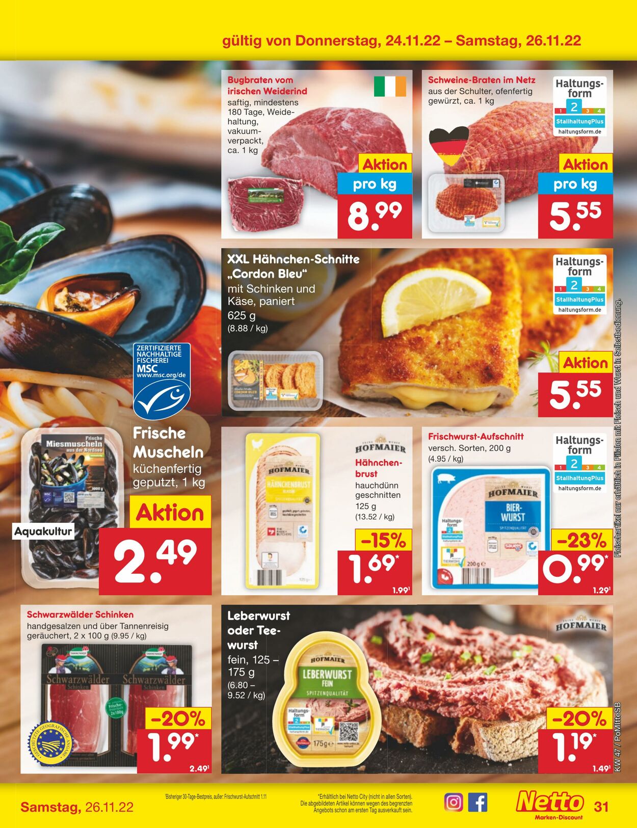 Prospekt Netto-Marken-Discount 21.11.2022 - 26.11.2022