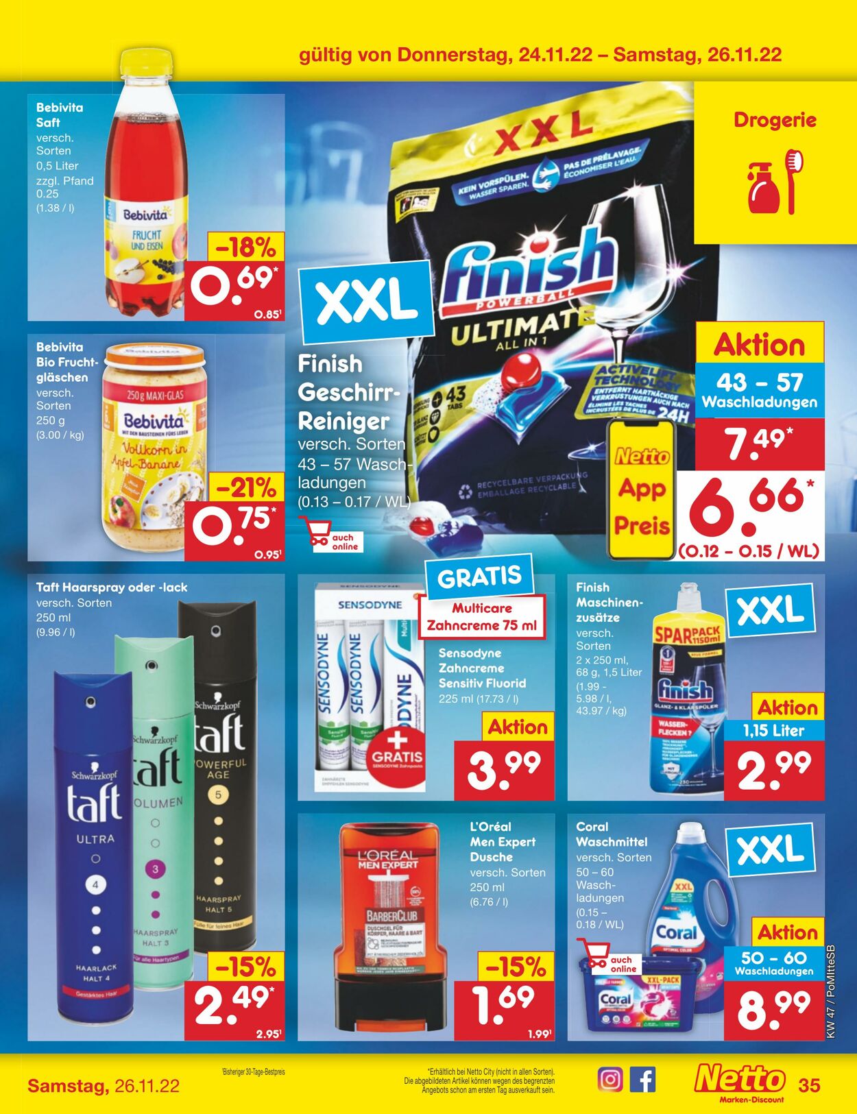 Prospekt Netto-Marken-Discount 21.11.2022 - 26.11.2022