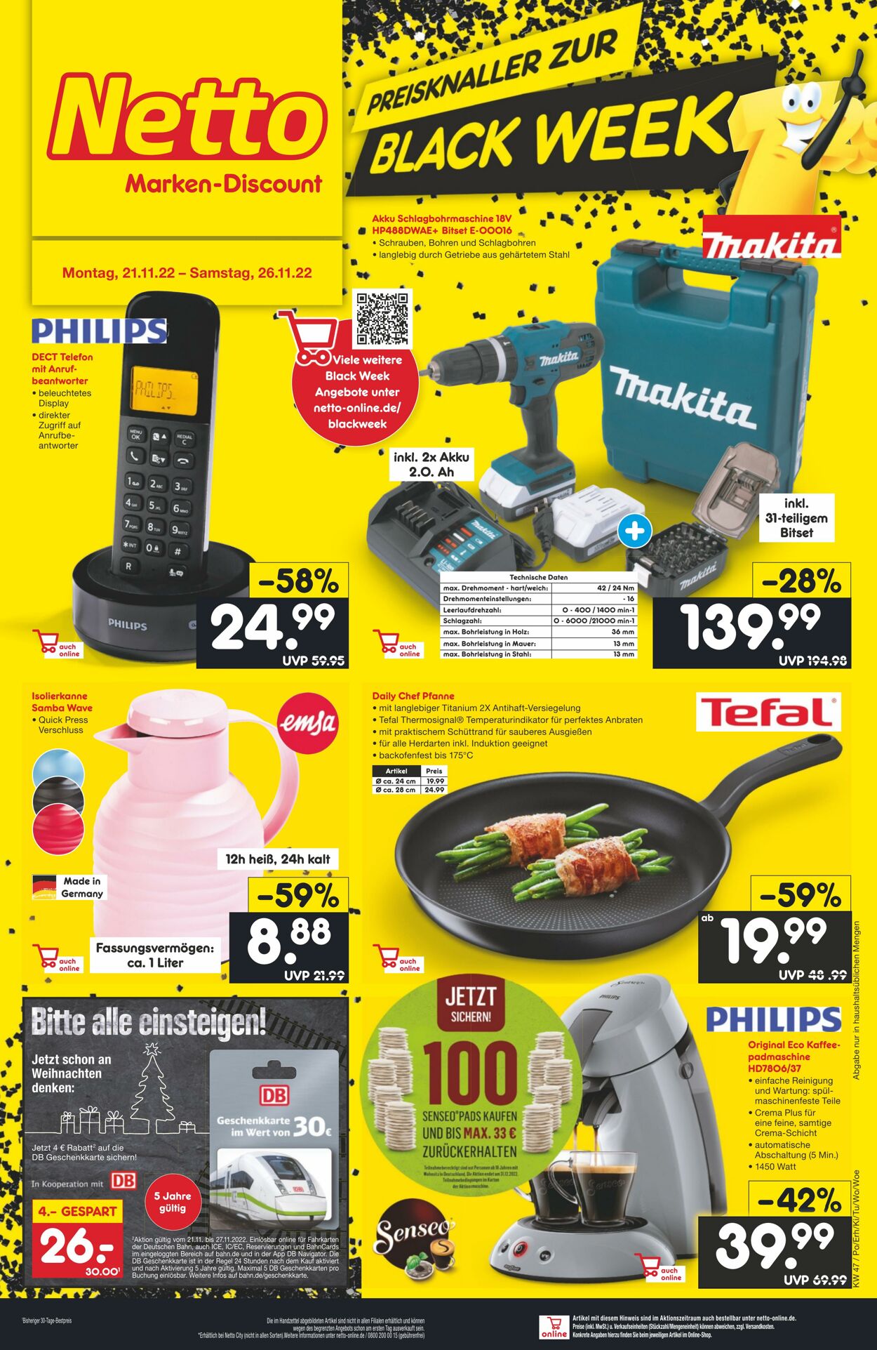 Prospekt Netto-Marken-Discount 21.11.2022 - 26.11.2022