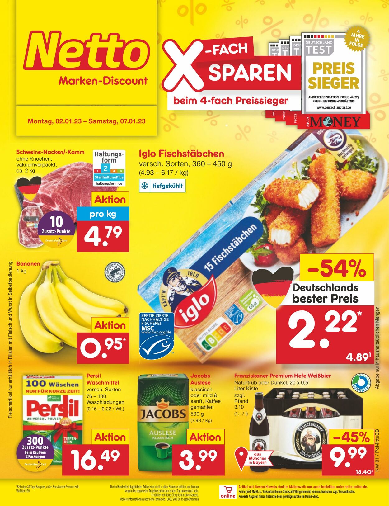 Prospekt Netto-Marken-Discount 02.01.2023 - 07.01.2023