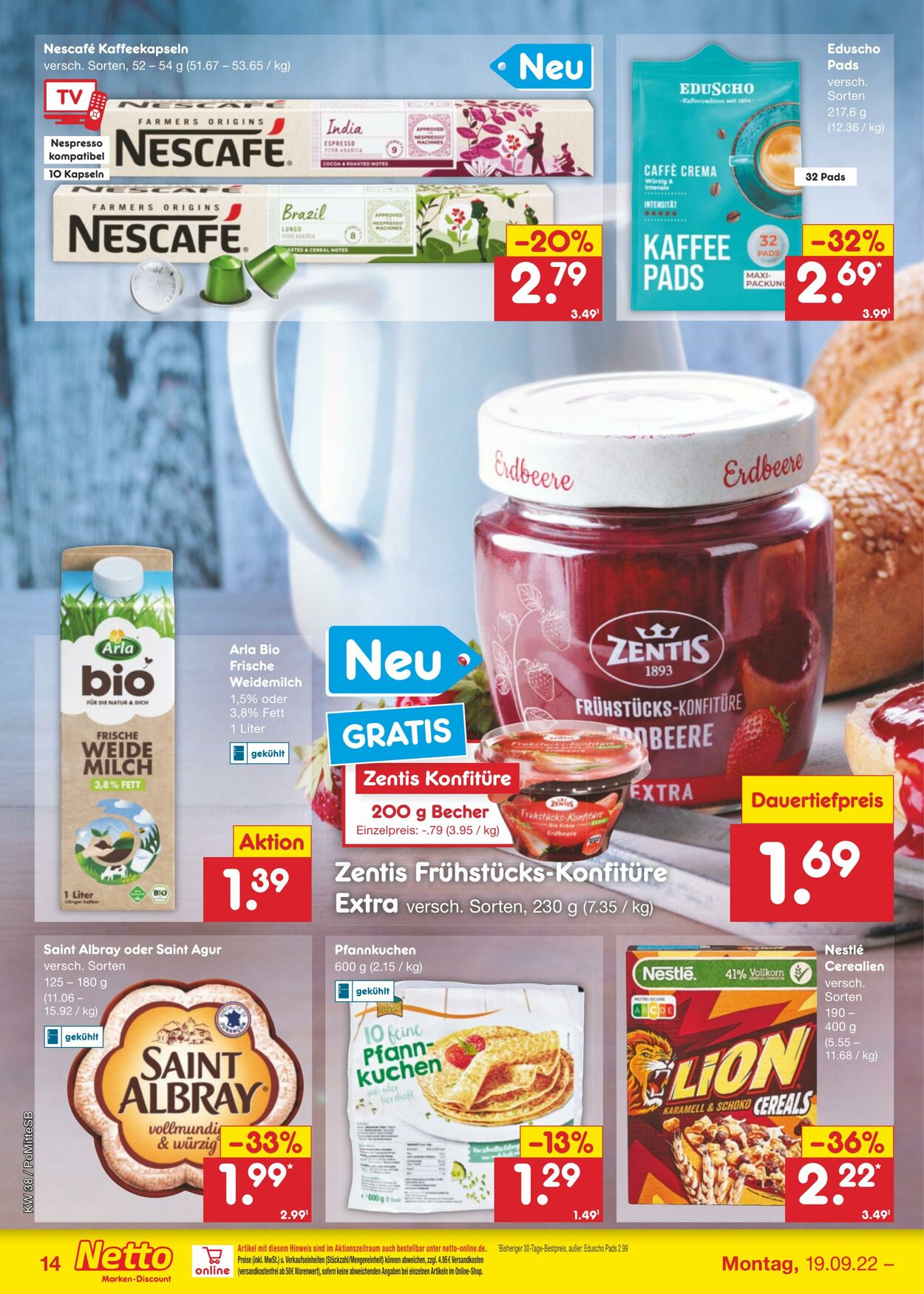 Prospekt Netto-Marken-Discount 19.09.2022 - 24.09.2022