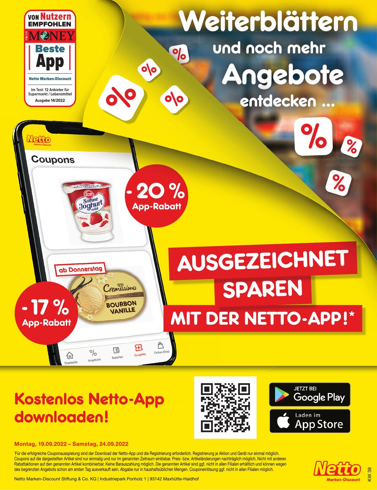 Prospekt Netto-Marken-Discount 19.09.2022 - 24.09.2022