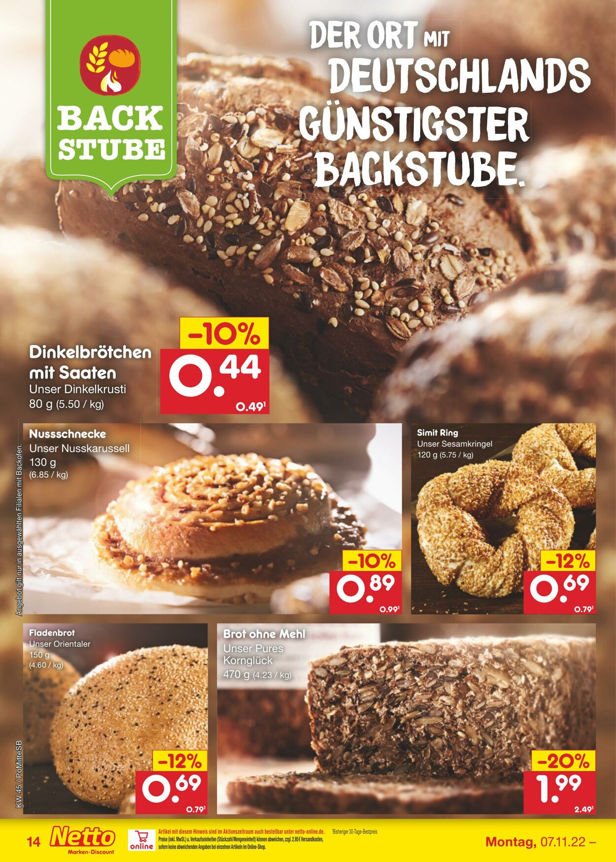 Prospekt Netto-Marken-Discount 07.11.2022 - 12.11.2022