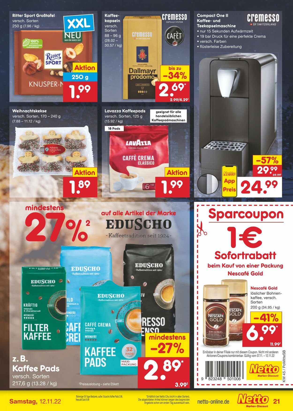 Prospekt Netto-Marken-Discount 07.11.2022 - 12.11.2022