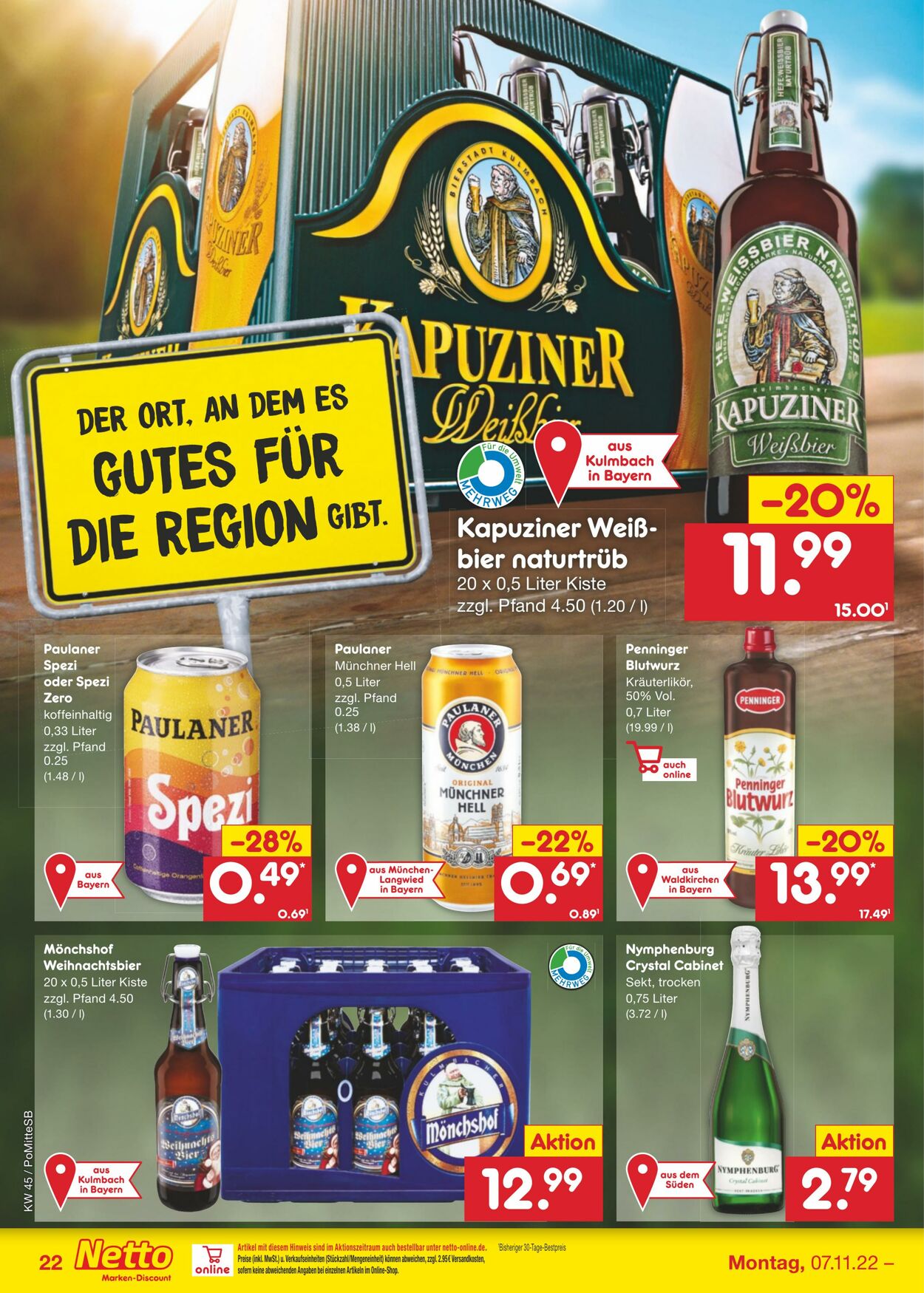 Prospekt Netto-Marken-Discount 07.11.2022 - 12.11.2022