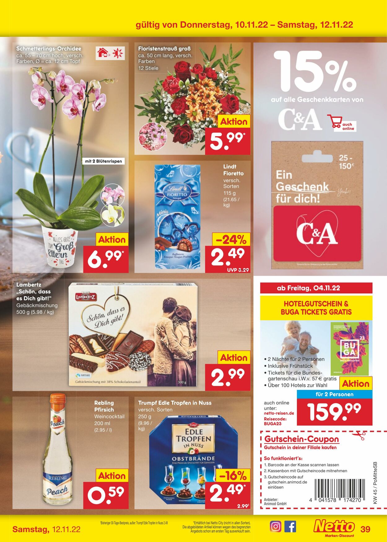 Prospekt Netto-Marken-Discount 07.11.2022 - 12.11.2022