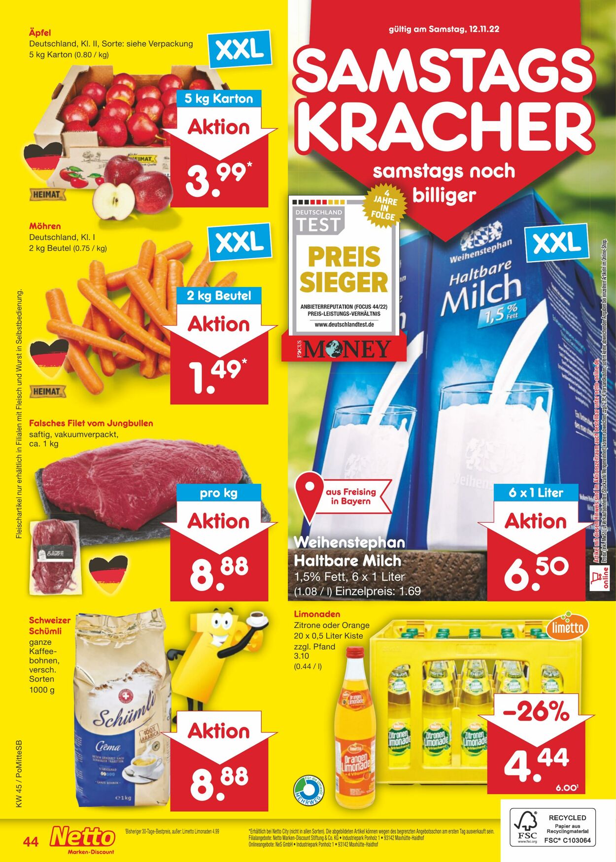 Prospekt Netto-Marken-Discount 07.11.2022 - 12.11.2022