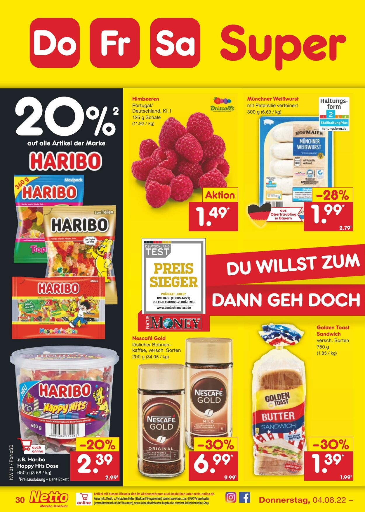 Prospekt Netto-Marken-Discount 01.08.2022 - 06.08.2022