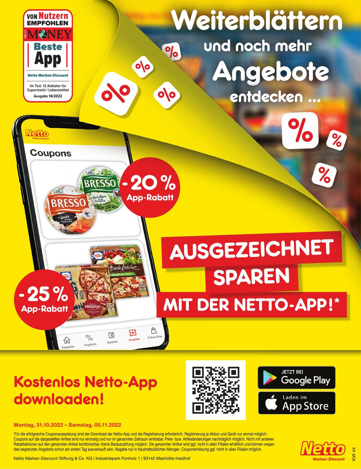 Prospekt Netto-Marken-Discount 31.10.2022 - 05.11.2022