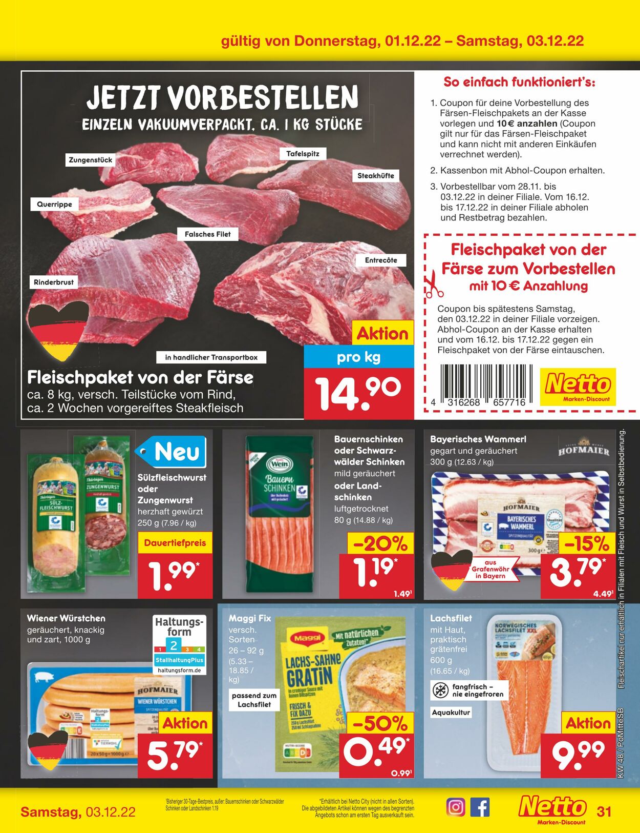 Prospekt Netto-Marken-Discount 28.11.2022 - 03.12.2022