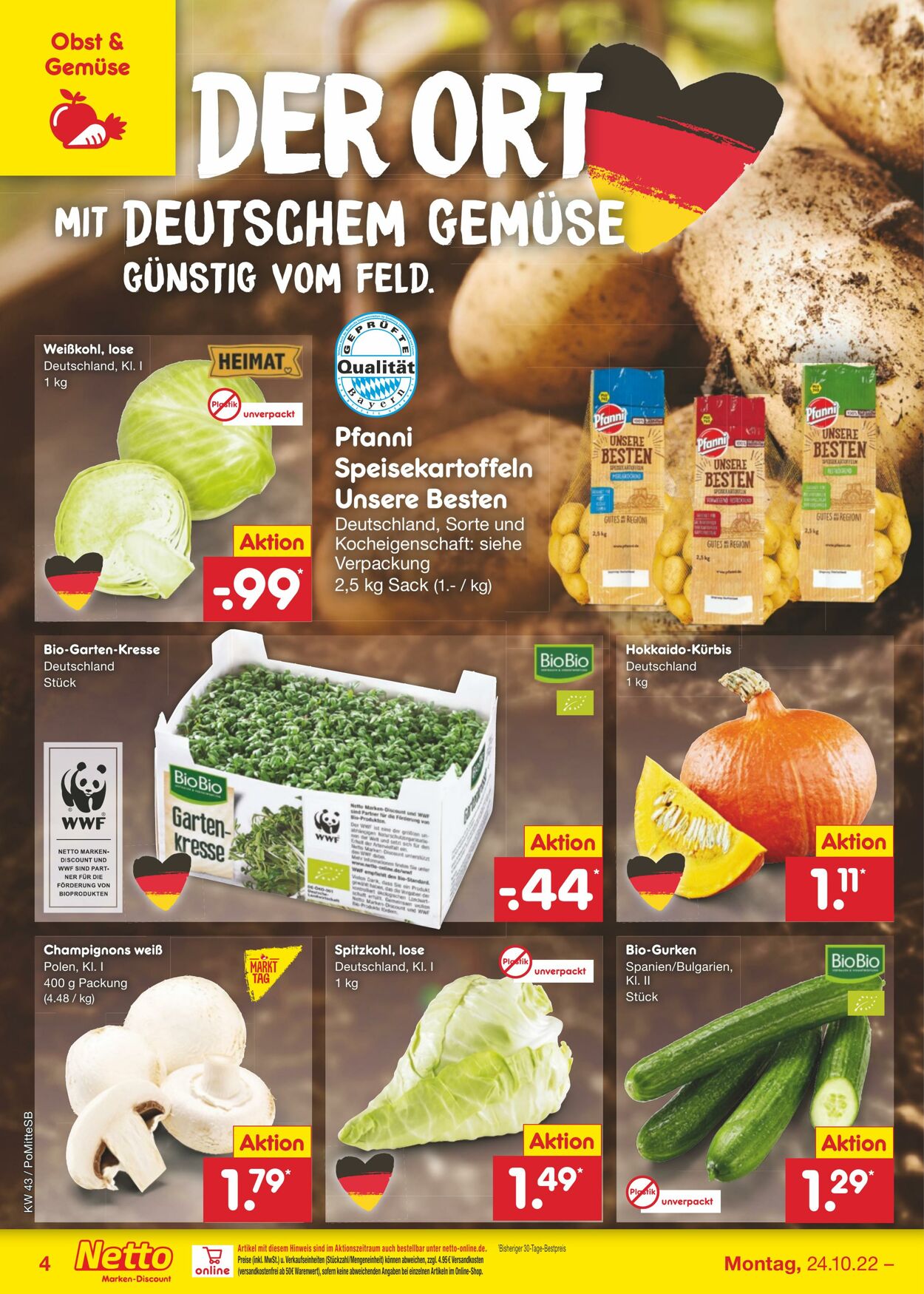 Prospekt Netto-Marken-Discount 24.10.2022 - 29.10.2022