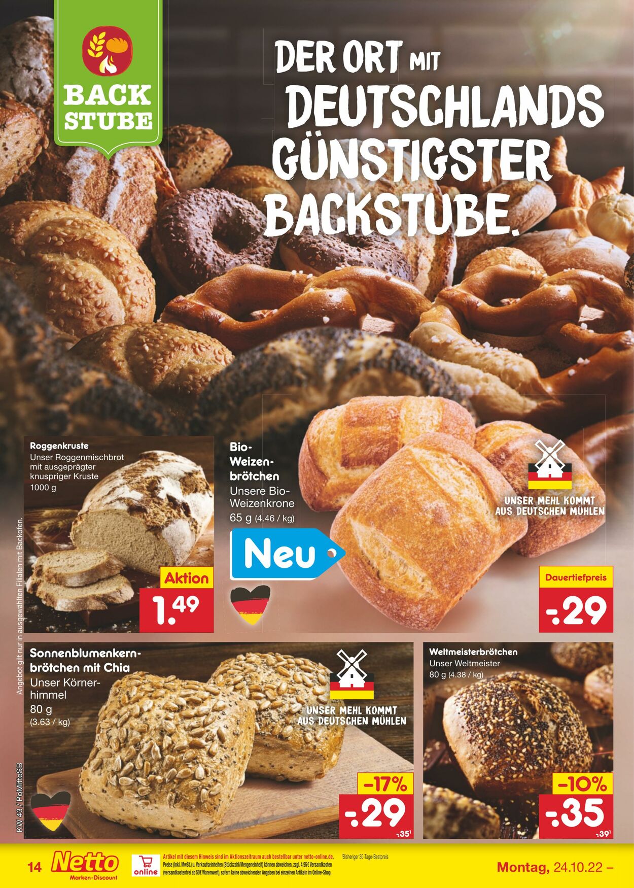 Prospekt Netto-Marken-Discount 24.10.2022 - 29.10.2022